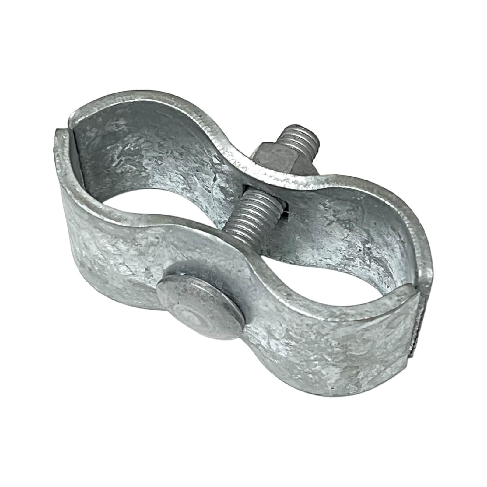 **Galvanized Steel Chain Link Fence Panel Clamps (8-Pack) - 1-5/8