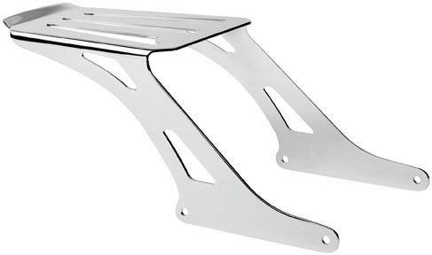 Chrome Luggage Rack for 1996-2009 Honda CMX250C Rebel Motorcycle | Cobra Boulevard Solo Rack | Heavy-Duty Rear Cargo Carrier | Perfect for Touring & Commuting