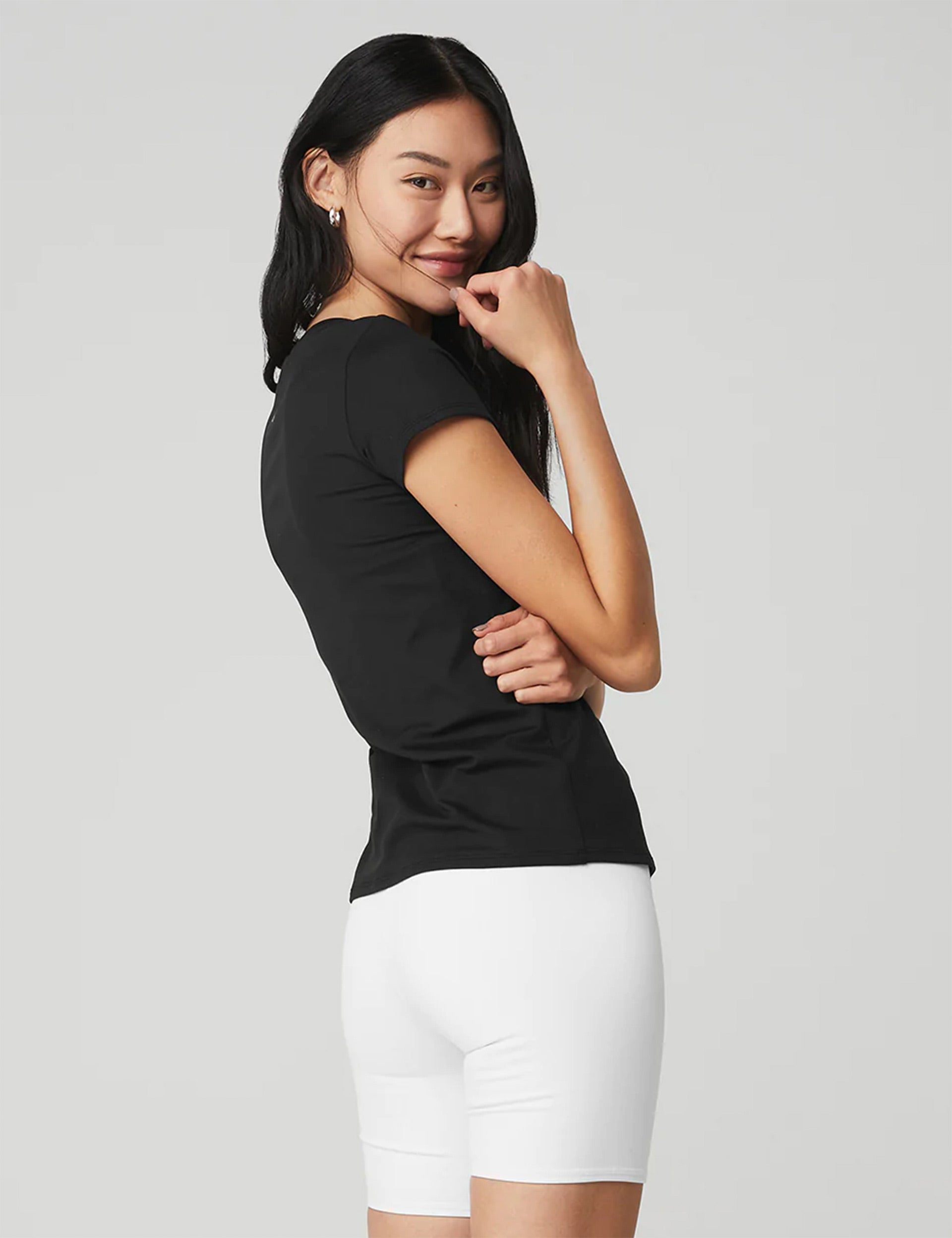 Alosoft Finesse Tee - Premium Soft Cotton T-Shirt for Men & Women (Black) - Perfect for Casual Wear, Gym & Everyday Comfort