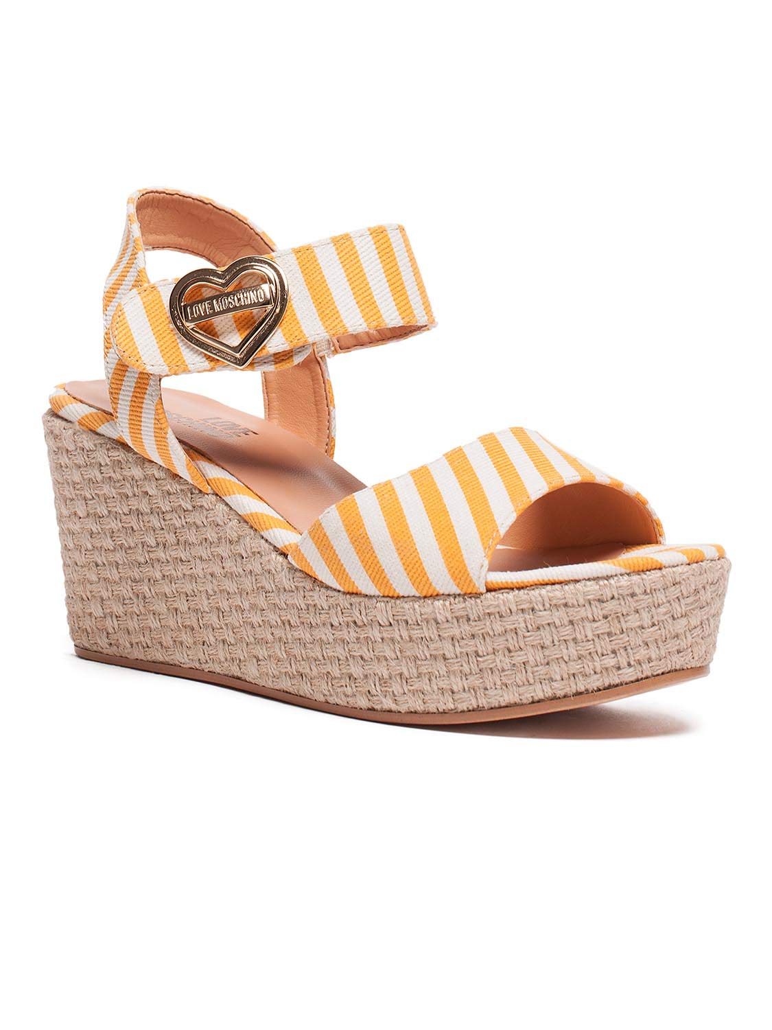 Love Moschino Women's Wedge Sandals - Stylish & Comfortable Heels for Summer Outings, Parties & Date Nights