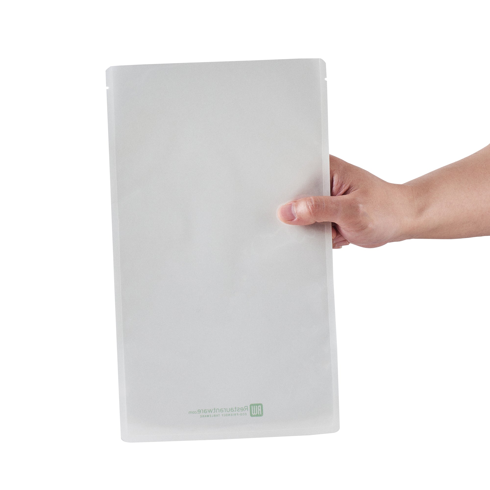 White Plastic Large Sandwich and Snack Bags - Heat Sealable 11.5