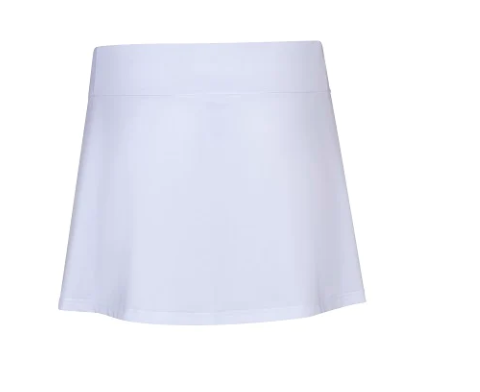 Babolat Women's Tennis Skirt - White | Breathable & Comfortable Athletic Skirt for Women | Perfect for Tennis, Pickleball & Gym Workouts