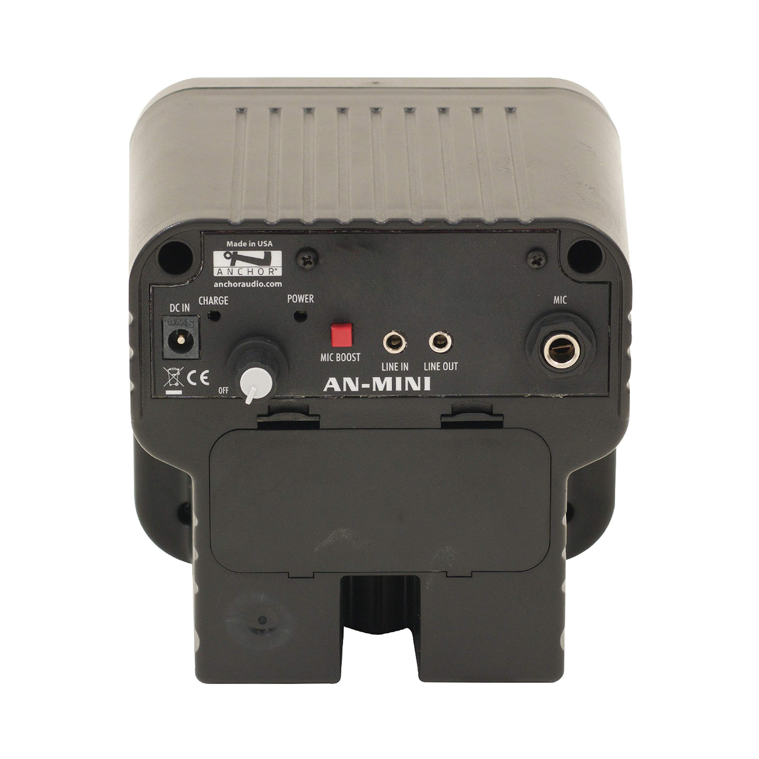 Anchor Audio AN-MINI Portable Battery-Powered Speaker Monitor - Compact Wireless PA System for Outdoor Events, Parties & Presentations