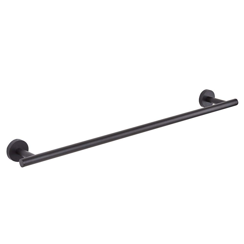 24-Inch Oil Rubbed Bronze Towel Bar - Rust-Resistant Bathroom Towel Holder for Modern & Traditional Homes - Perfect for Bathrooms, Spas, and Guest Rooms