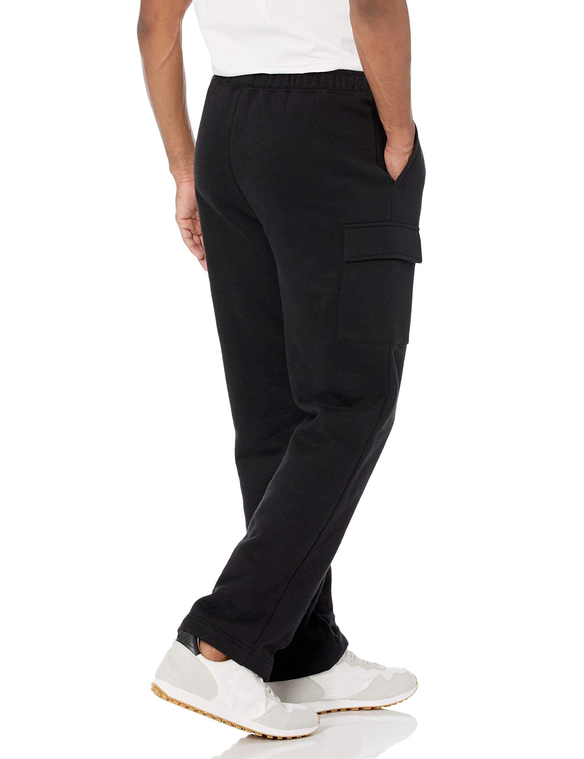 Amazon Essentials Men's Cargo Fleece Sweatpants - Comfortable Winter Joggers with Pockets for Outdoor Activities, Lounge & Travel