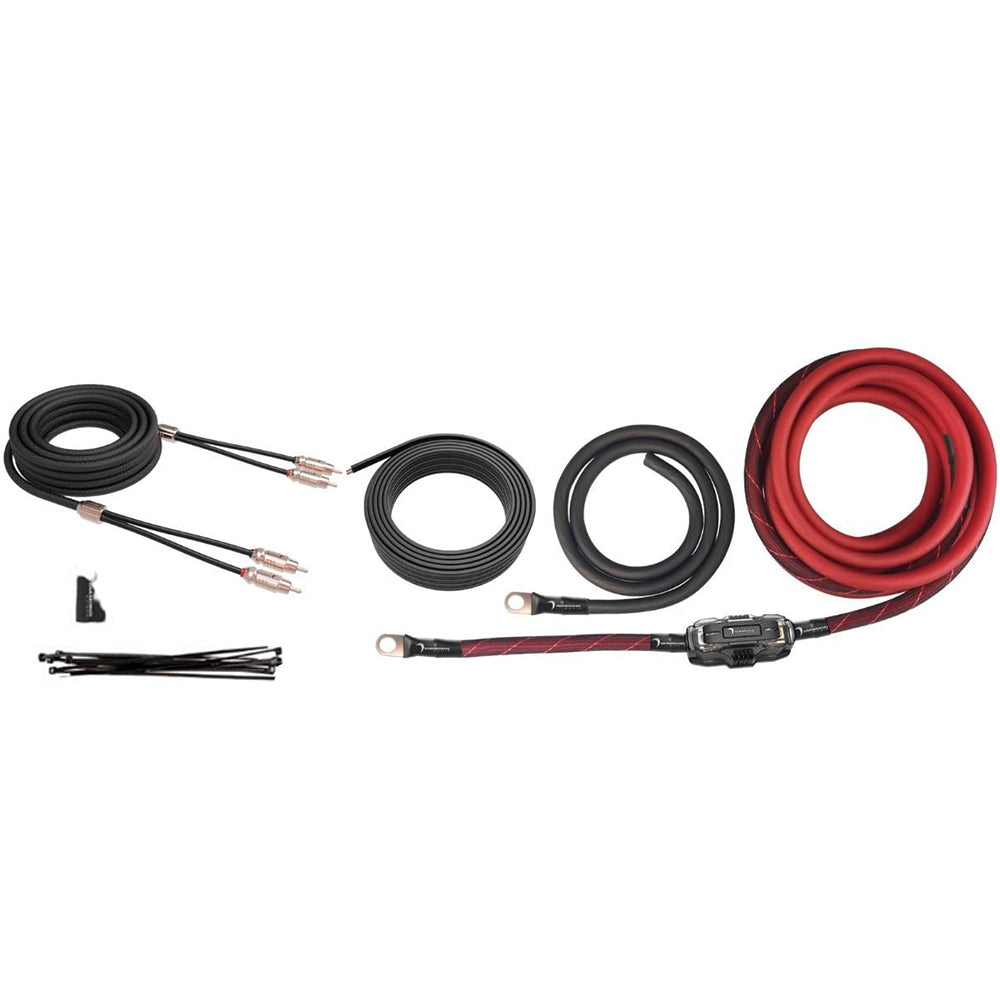 Diamond Audio HX82 2 Channel 8 Gauge Car Amplifier Installation Kit with RCA Interconnect & 20ft Speaker Wire - Perfect for Car Audio Systems, Home Theater Setup & DIY Speaker Projects