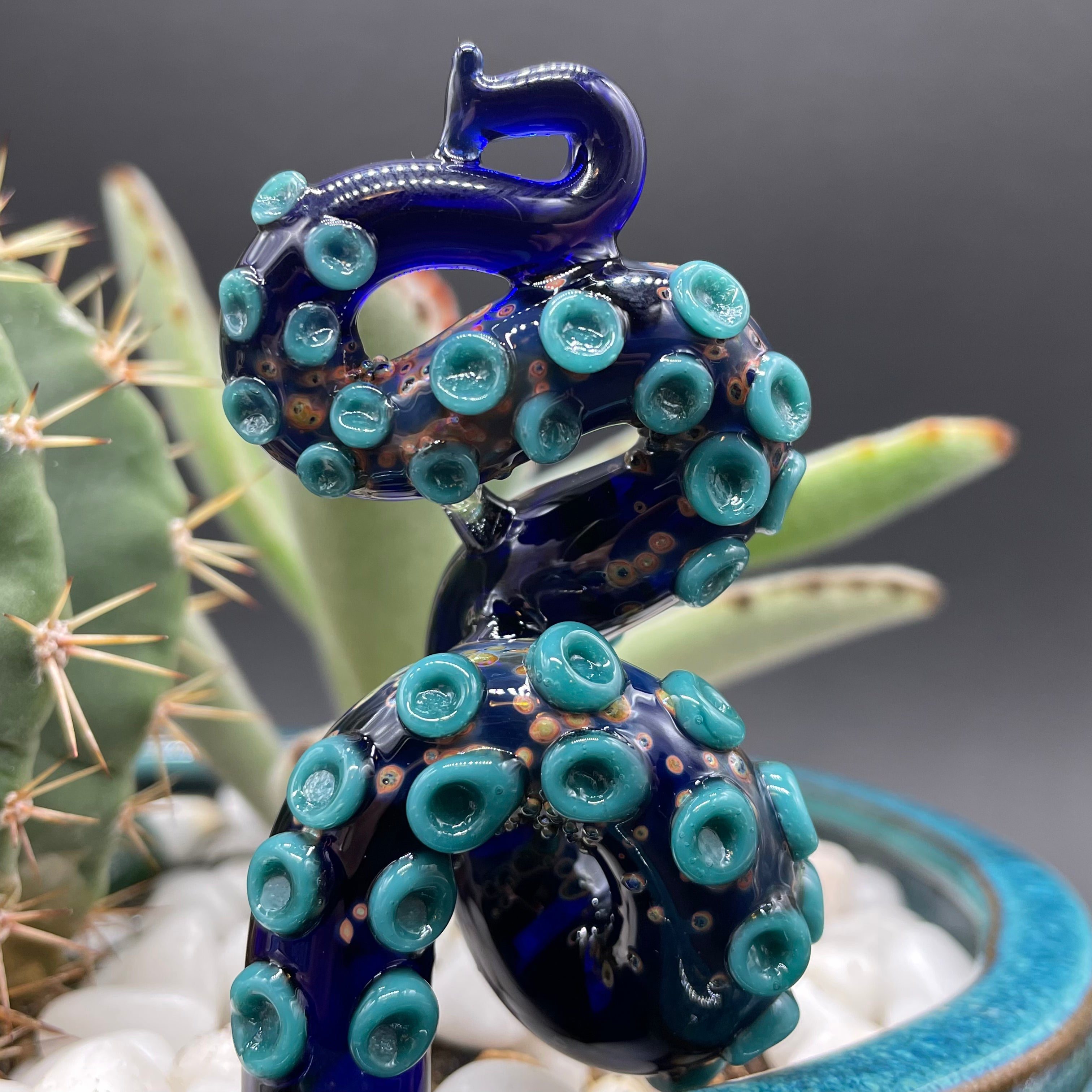 Unique Tentacle Plant Decor - Artificial Succulent Home & Office Decoration for Boho, Halloween & Gothic Themed Spaces
