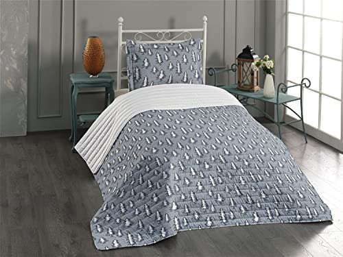 Blue Grey and White