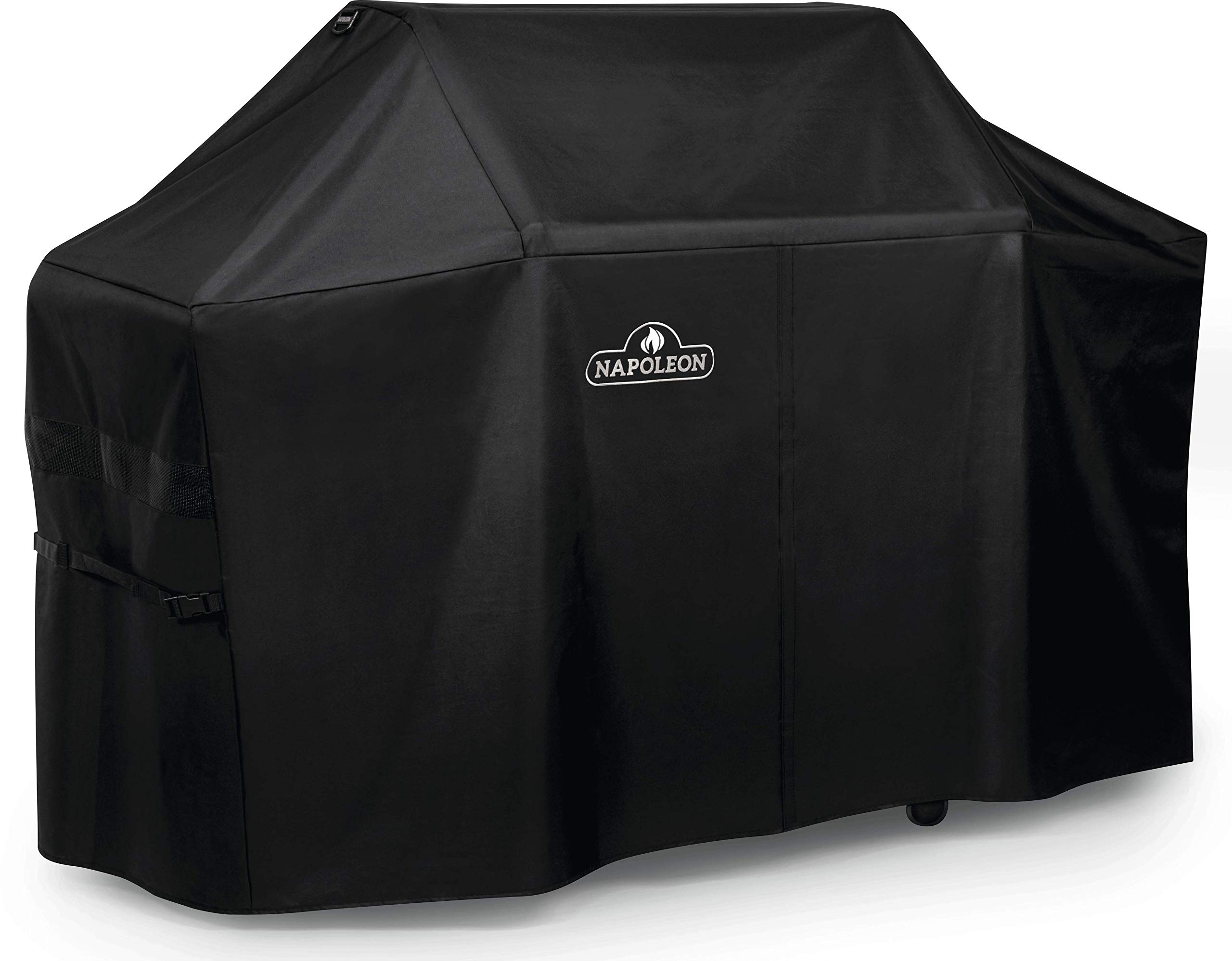 Napoleon PRO 665 BBQ Grill Cover - Waterproof, UV Resistant, Heavy Duty with Air Vents & Adjustable Straps - Perfect for Outdoor Grilling, Patio, Backyard, and Camping Use