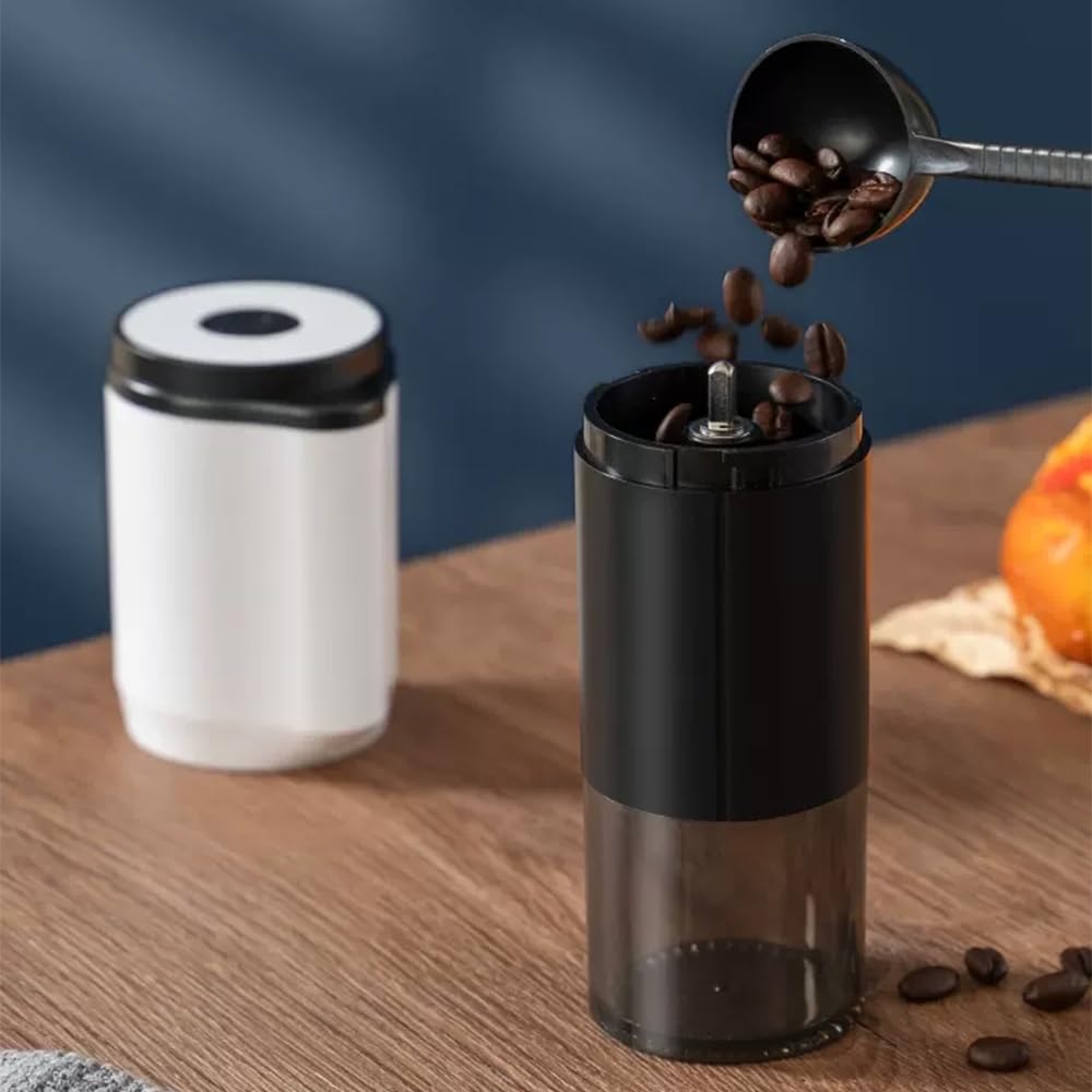 ROVSUN Electric Coffee Grinder for Home Use - Portable Coffee Bean Grinder with Stainless Steel Blades - Perfect for Espresso, French Press, and Cold Brew Coffee Makers