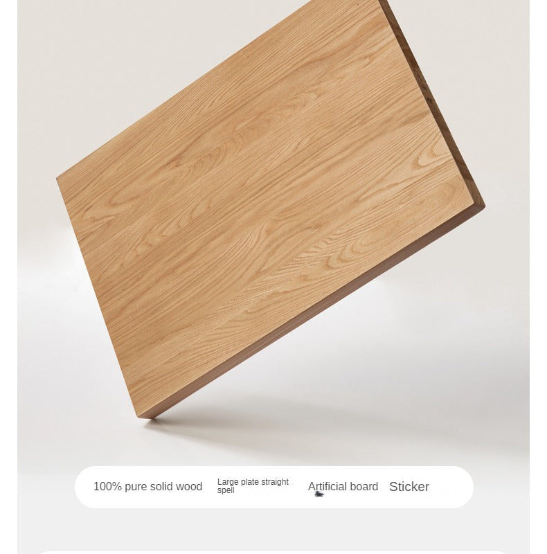 Solid Oak Wood Modern Folding Table - Space-Saving Dining & Work Desk for Small Apartments, Outdoor Picnics & Home Office