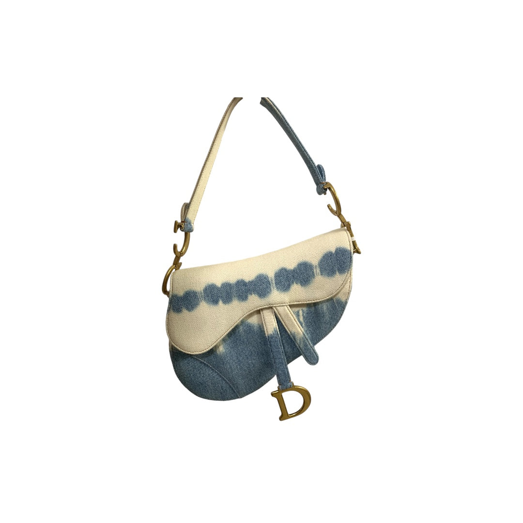 Dior New Version Denim Saddle Bag - Luxury Designer Crossbody Purse for Women | Perfect for Casual Outings, Date Nights & Travel Accessories