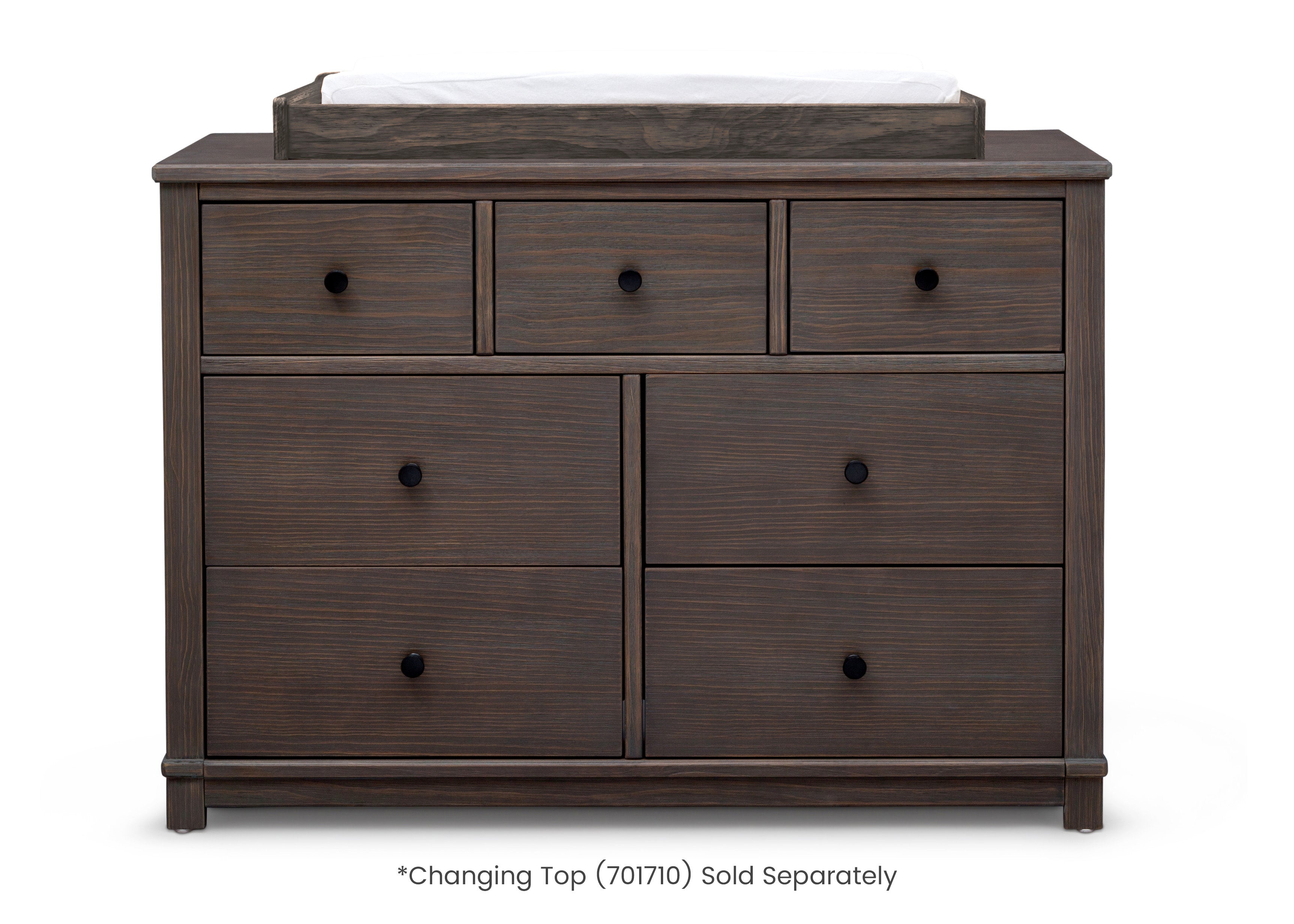 Monterey 7-Drawer Wooden Dresser with Interlocking Drawers - Perfect for Bedroom, Nursery & Closet Organization