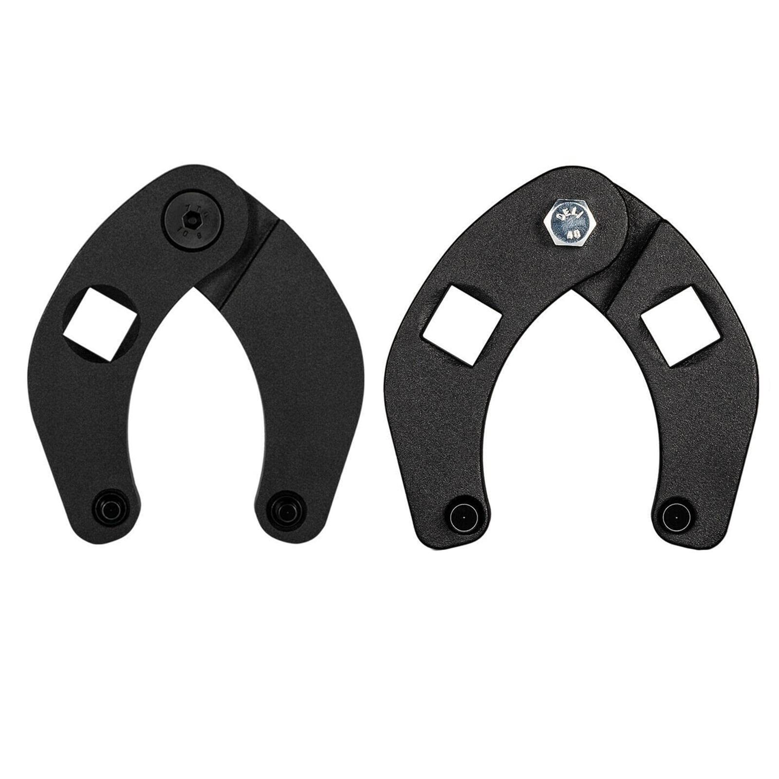 Balikha 2X Adjustable Gland Nut Wrenches Set (1266 + 7463) - Reversible Spanner Tool for Hydraulic Cylinders 2