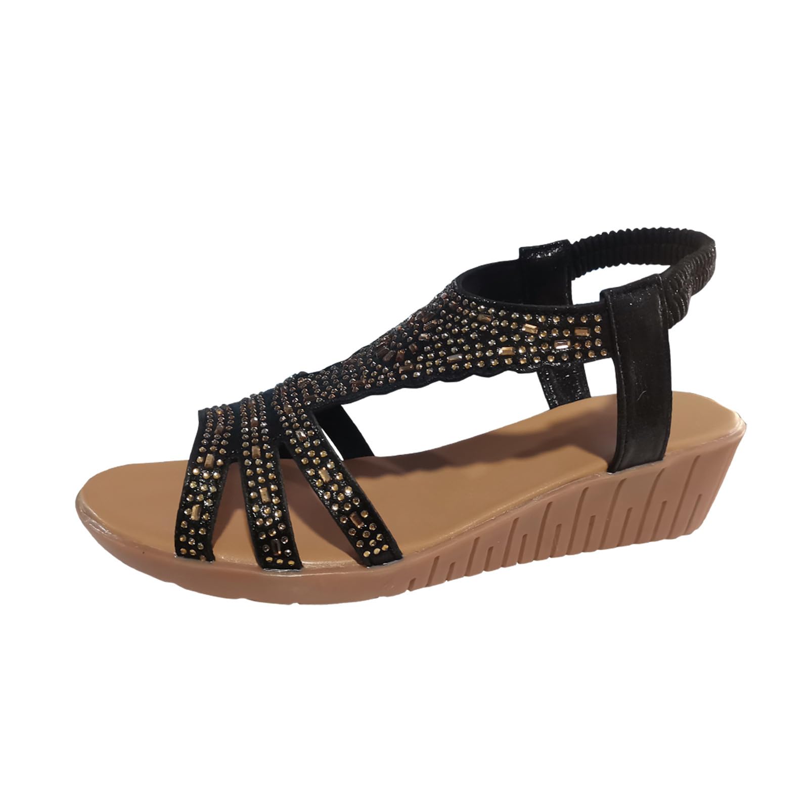 **WILLBEST Women's Diabetic Flat Sandals - Wide Width Orthopedic Shoes for Swollen Feet & Edema Relief - Comfortable Rehabilitation Footwear for Elderly & Diabetic Patients - Perfect for Daily Wear, Walking & Recovery**