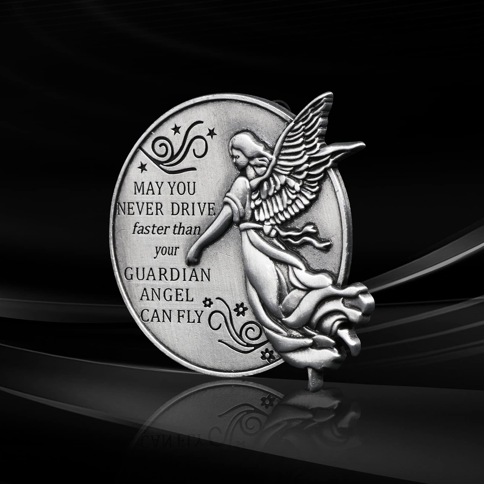 Guardian Angel Visor Clip - Car Safety Accessory for New Drivers | Thoughtful Gift for Teens, Parents & Friends | Perfect for Road Trips & Daily Commutes