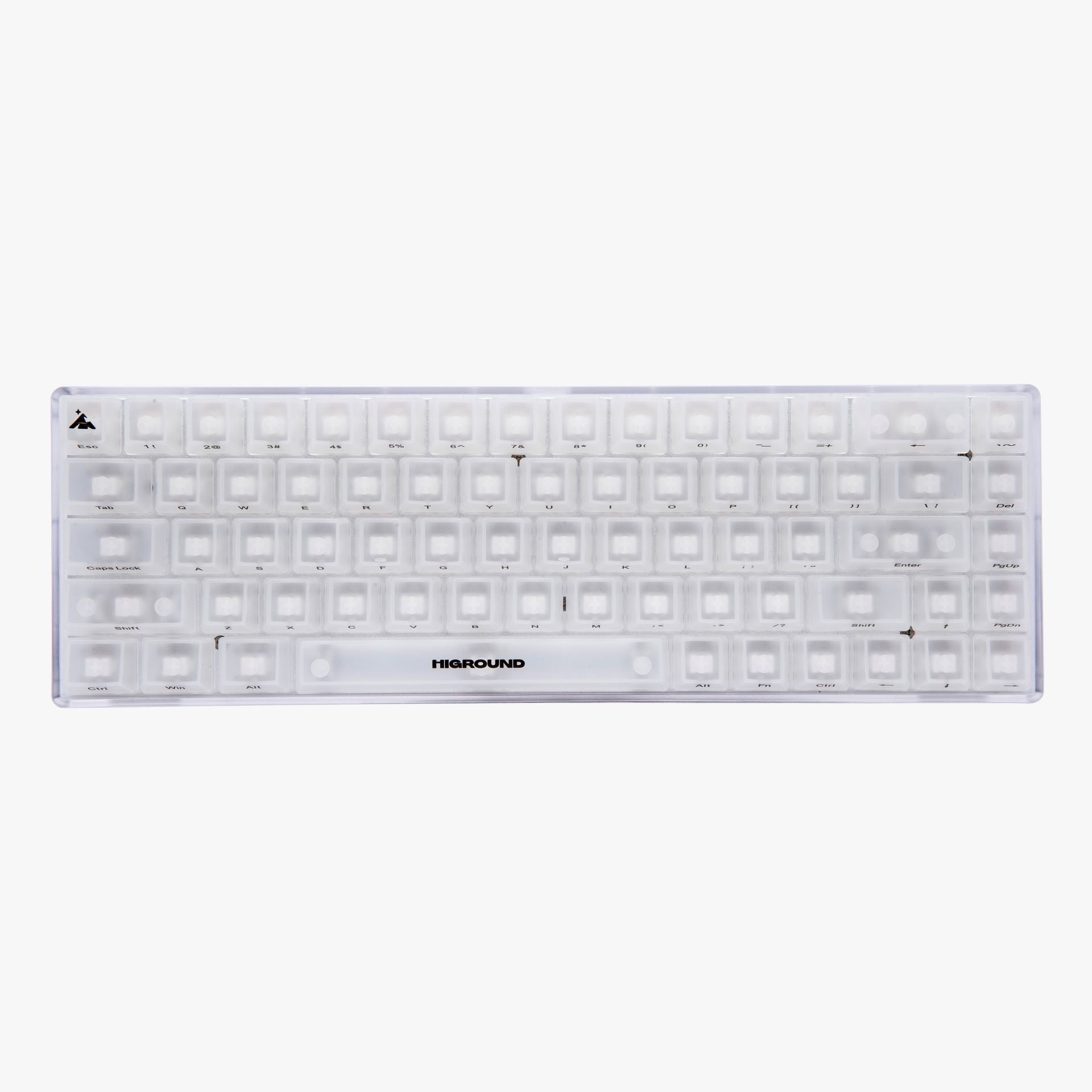 Higround Basecamp 65 Mechanical Gaming Keyboard - OPAL White (White Flame Switches) for PC, Mac, PS5 - Perfect for Gaming, Typing & Office Work