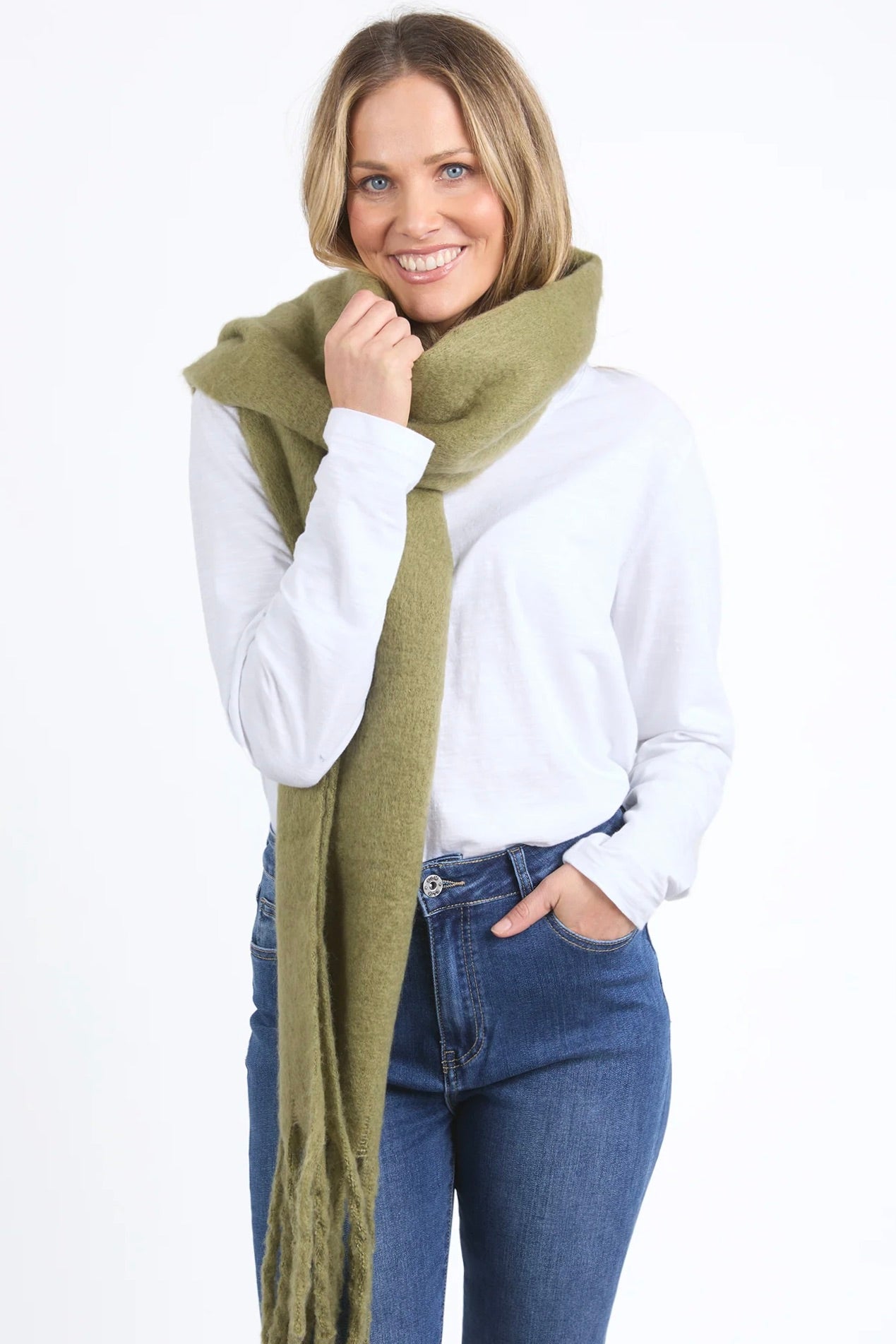 Elm Four Leaf Clover Soft Warm Scarf for Women - Cozy Winter Accessory for Outdoor Activities and Holiday Gifts