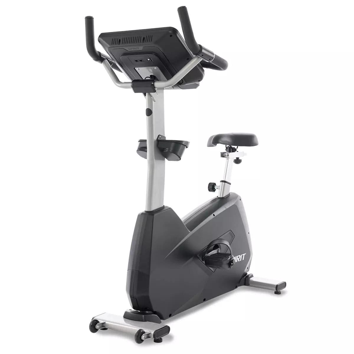 Spirit Fitness CU800ENT Upright Exercise Bike for Home Gym - Cardio Workout Equipment for Indoor Cycling & Fitness Training