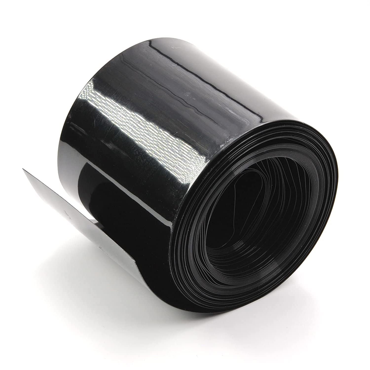 PVC Heat Shrink Tubing for Batteries - 7.5m Black Battery Pack Insulation Wrap - Electrical Wire Protection for DIY Projects, Electronics Repair & Battery Maintenance