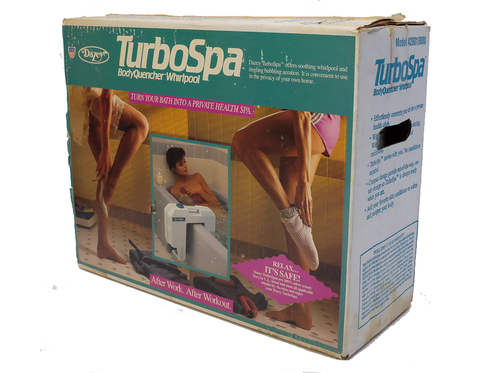 Dazey TurboSpa Body Quencher Whirlpool 42801/6000 Massage Bathtub - Brand New in Box - Perfect for Home Spa Relaxation & Muscle Relief