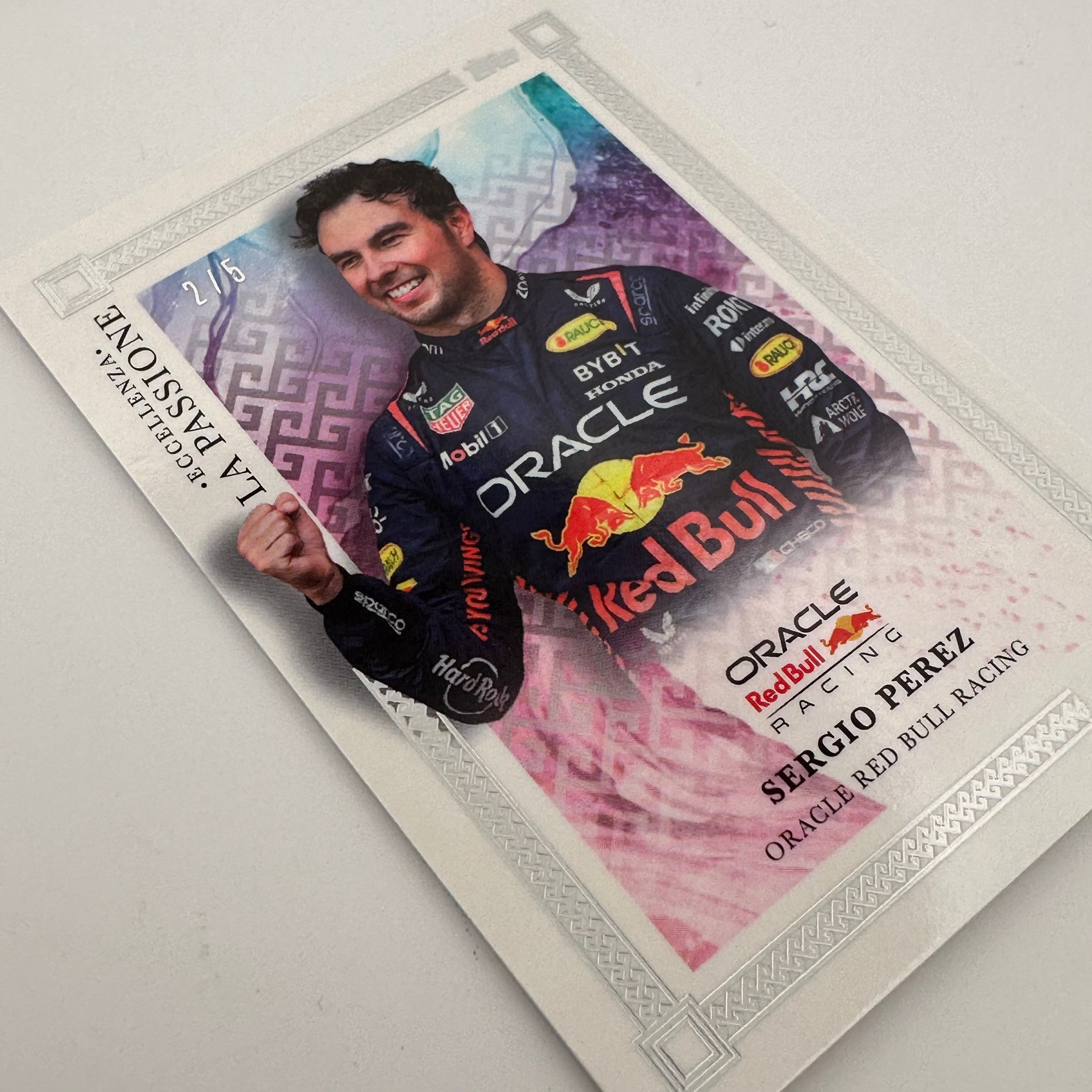 2023 Sergio Perez Rainbow 2/5 Eccellenza La Passione F1 Racing Collectible - Perfect for F1 Fans, Memorabilia Collectors, and Home/Office Display