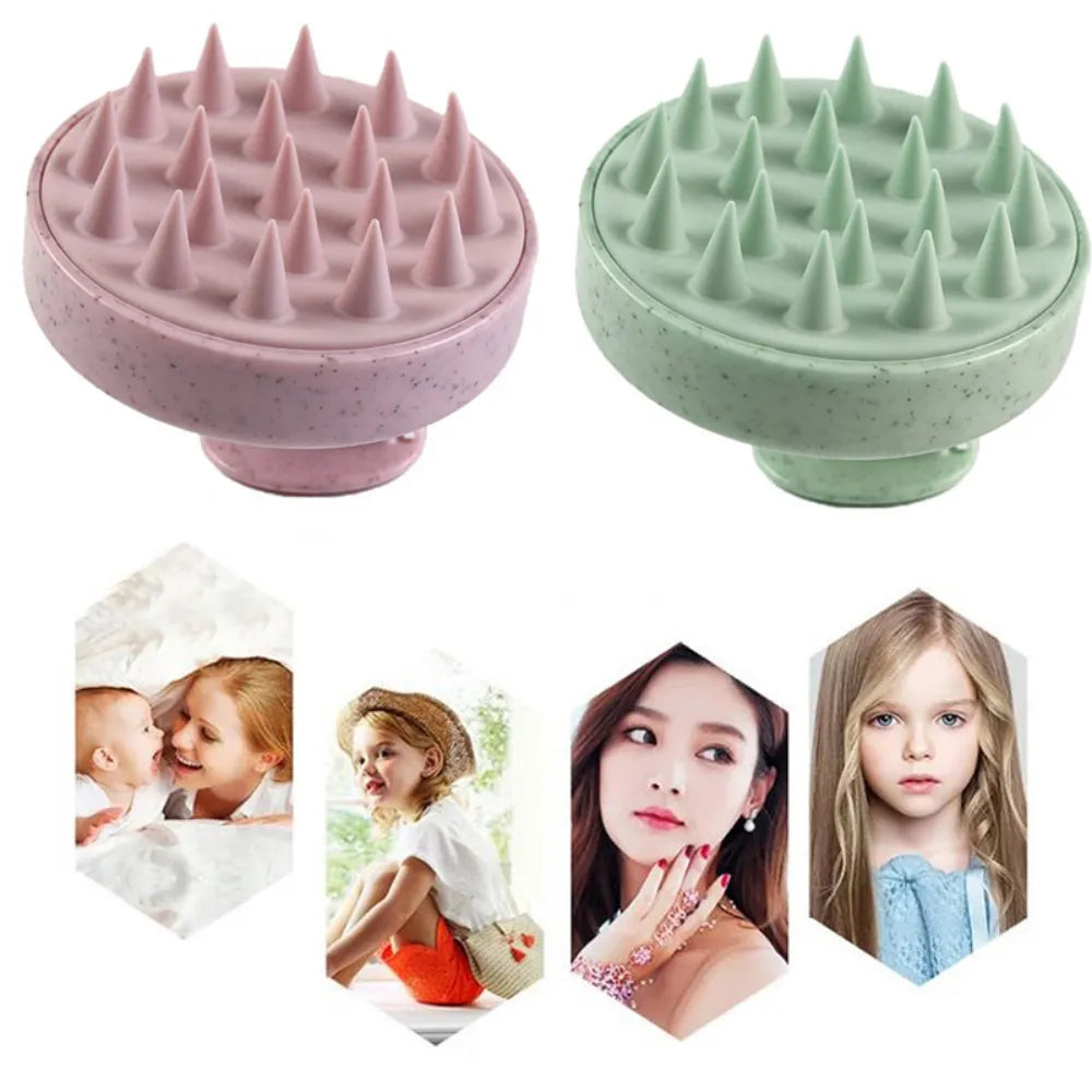 Scalp Massager Shampoo Brush for Hair Care - Gentle Exfoliating & Stimulating Head Massager for Relaxation & Improved Circulation - Perfect for Shower, Bath, and Spa Use