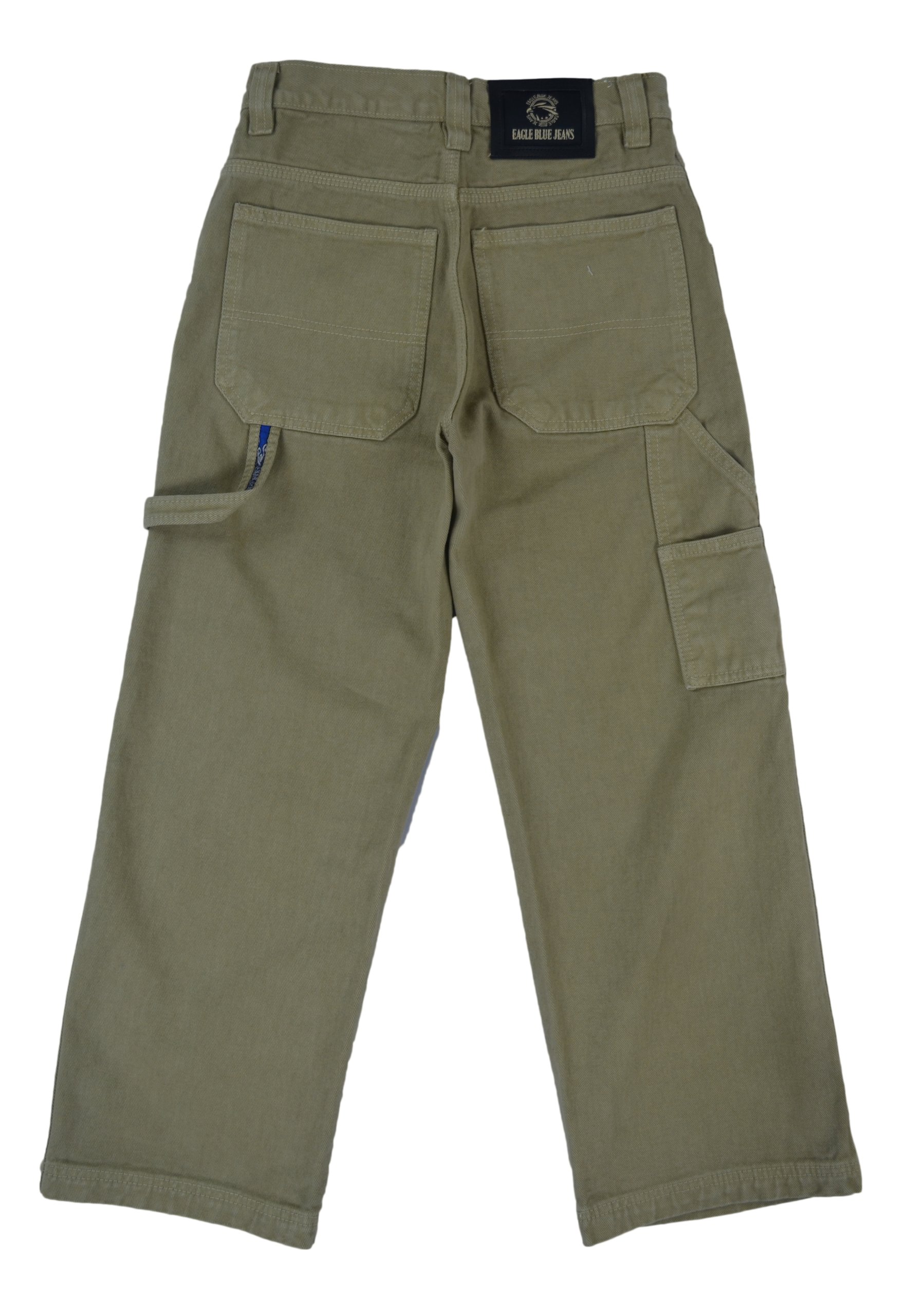 Boys Carpenter Denim Jeans - Relaxed Fit for Comfort (Sizes 8-18) | Durable Workwear for Young Builders & Outdoor Activities