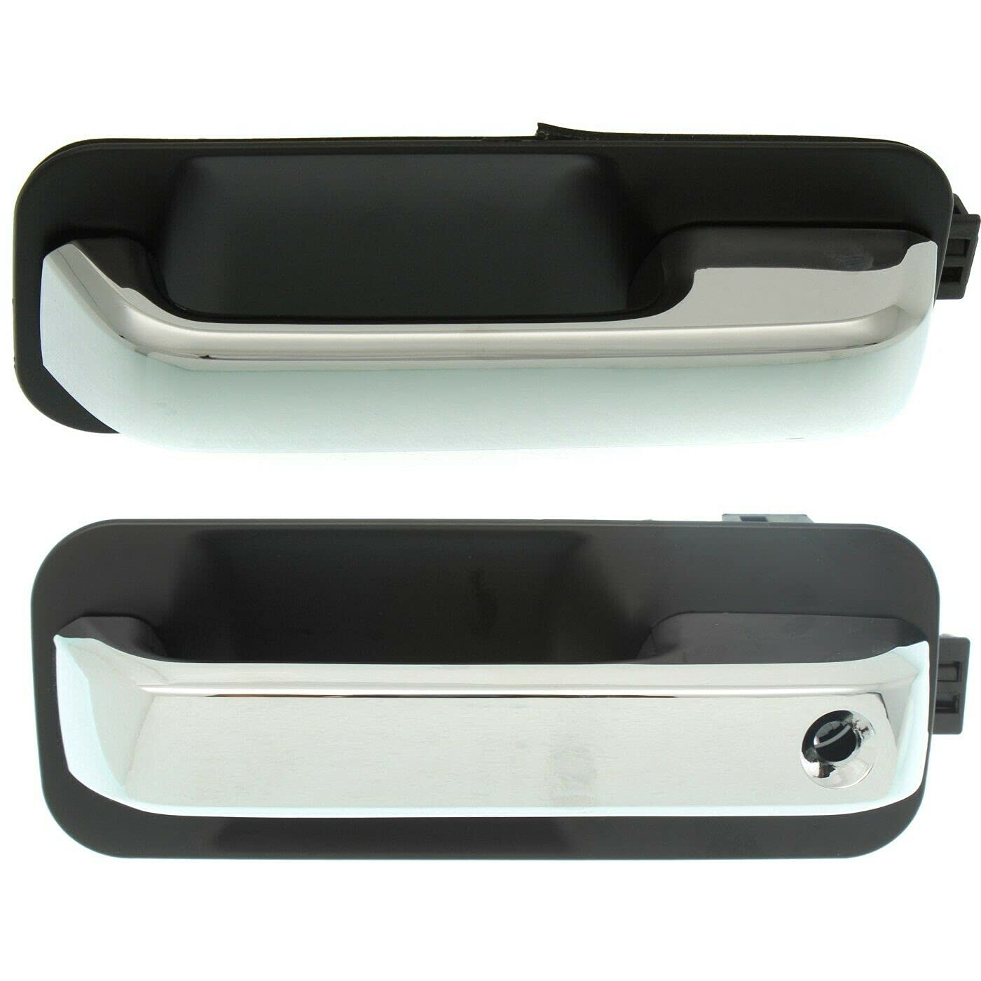 SarahQ Exterior Door Handle Set of 2 - Compatible with Crew Cab Pickup (Front Left & Right) - OE# 14604172 FL3Z1522404BF FL3Z1522405AE - Durable Replacement for Truck Accessories - Perfect for DIY Auto Repair & Vehicle Maintenance