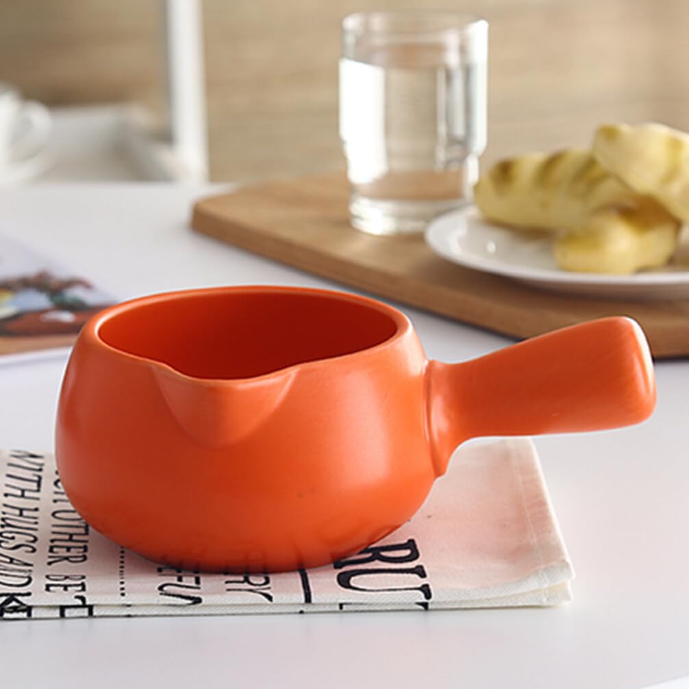Luxshiny 700ml Ceramic Soup Pot - Premium Noodle & Milk Heating Pan, Stovetop & Dishwasher Safe - Perfect for Ramen, Pho, Hot Pot & Family Cooking