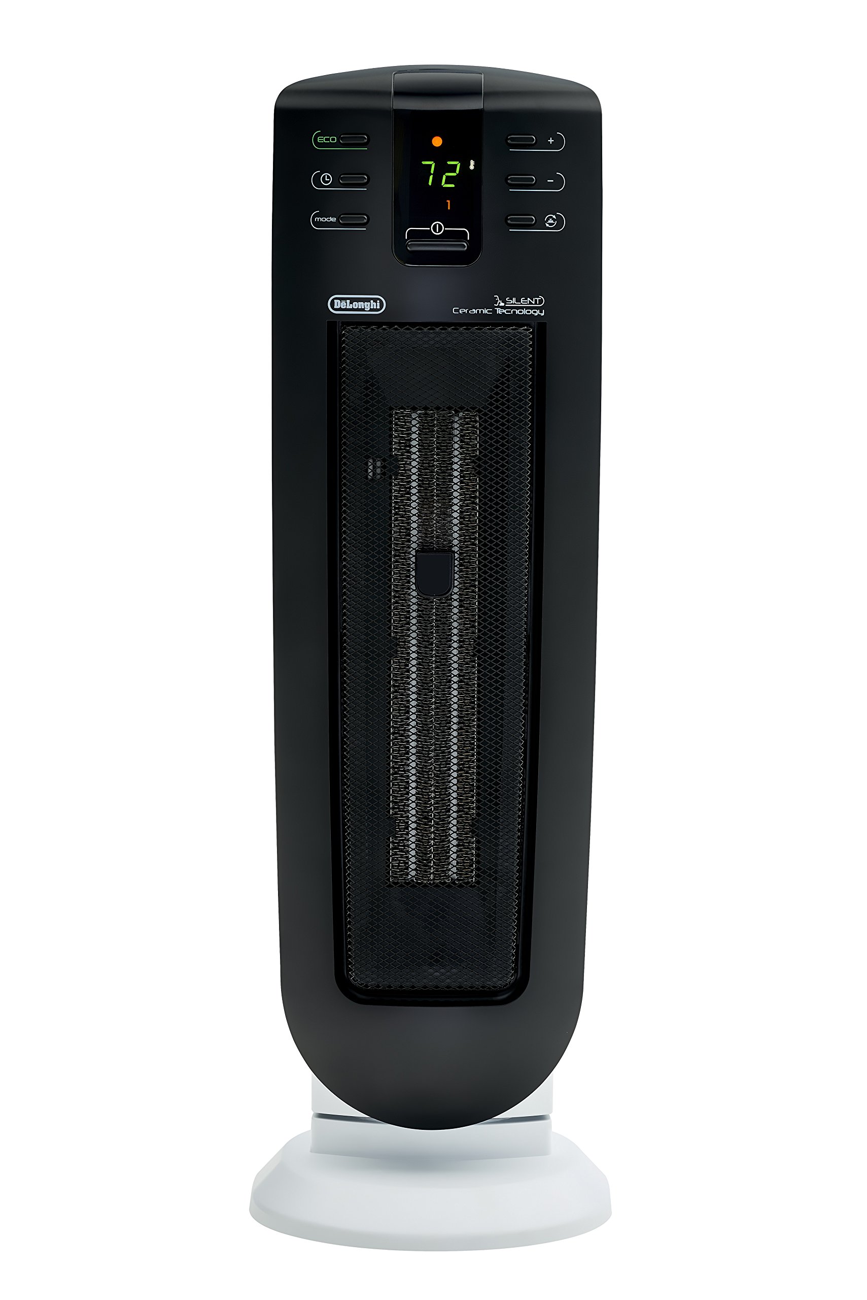 DeLonghi TCH7915ER 1500W Ceramic Tower Space Heater - Quiet Portable Electric Heater with Timer, Remote & ECO Mode for Indoor Use | Energy Efficient & Safe | 24
