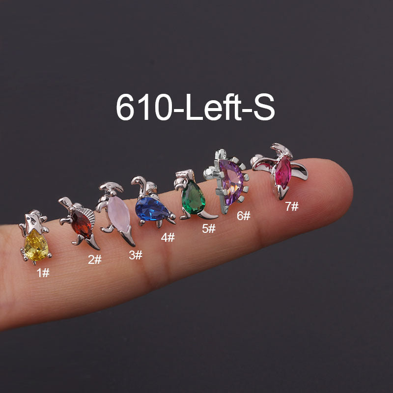 20G Cartilage Tiny Stud Earrings - Flat Back Helix Earrings for Women | HSPJ610 | Perfect for Daily Wear, Piercing Healing & Fashion Accessories