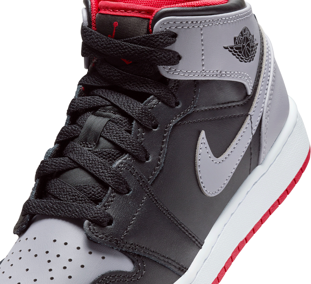 Air Jordan 1 Mid GS Basketball Shoes for Kids - Retro Style Sneakers for School, Sports & Casual Wear