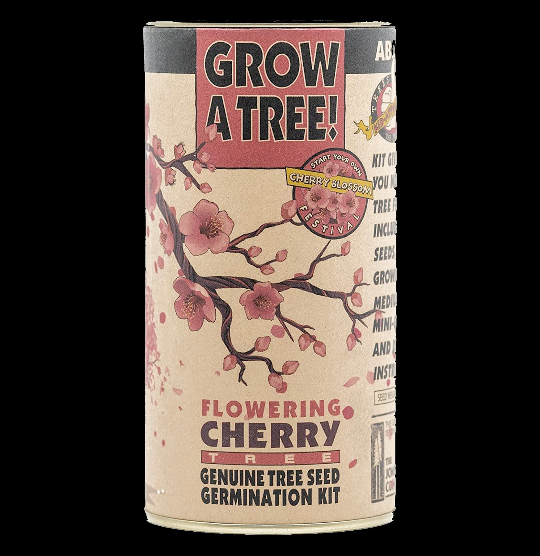 Cherry Blossom Seed Grow Kit - DIY Home Gardening for Beginners, Beautiful Pink Flowers - Perfect for Indoor Planting, Gifts, and Spring Decor