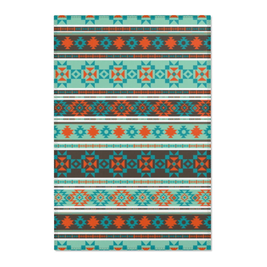 Stylish Geometric Southwestern Area Rug - Boho Chic Home Decor for Living Room, Bedroom & Office