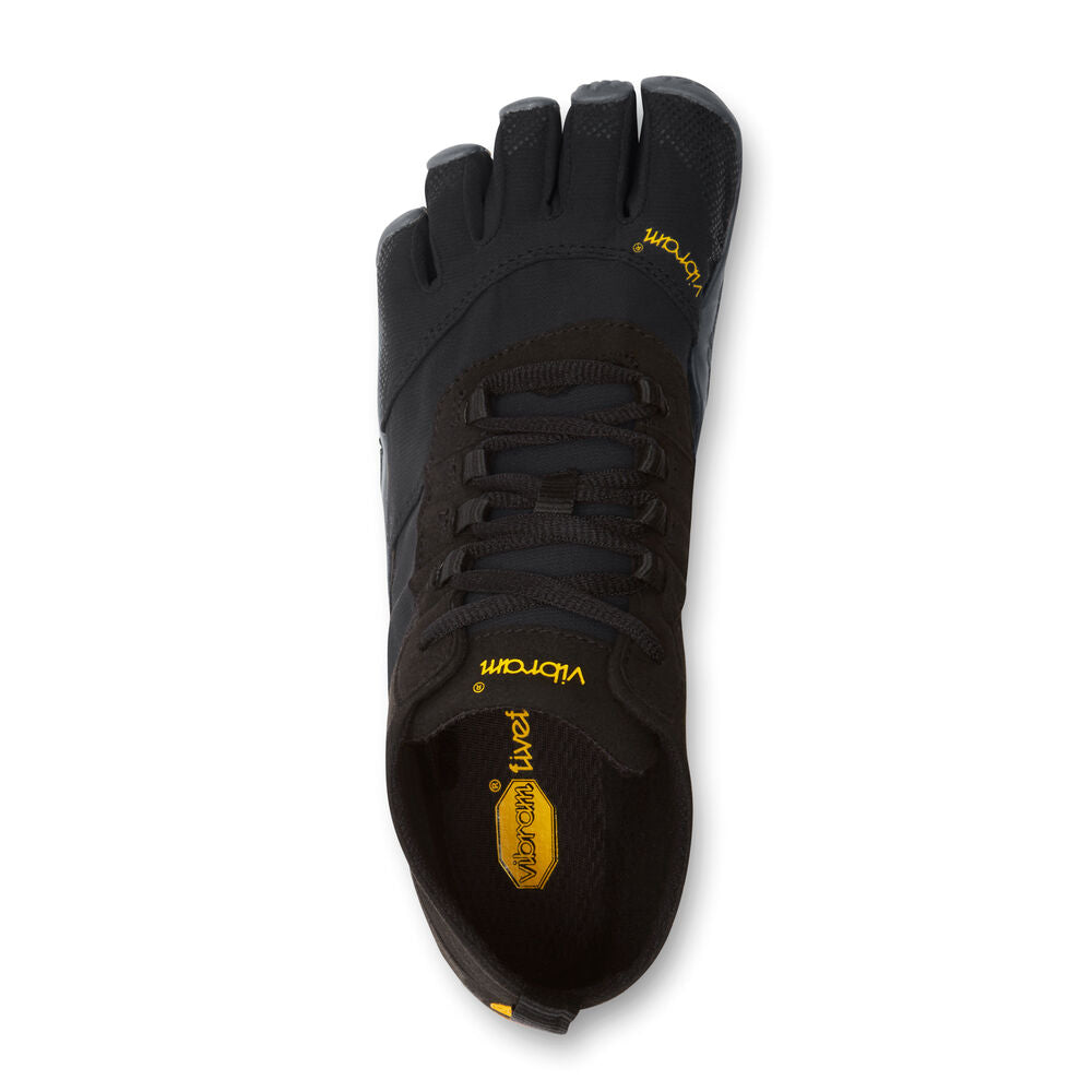 Vibram Women's V Trek Hiking Shoes - Black/Black | Lightweight & Durable for Outdoor Adventures, Trail Running & Travel