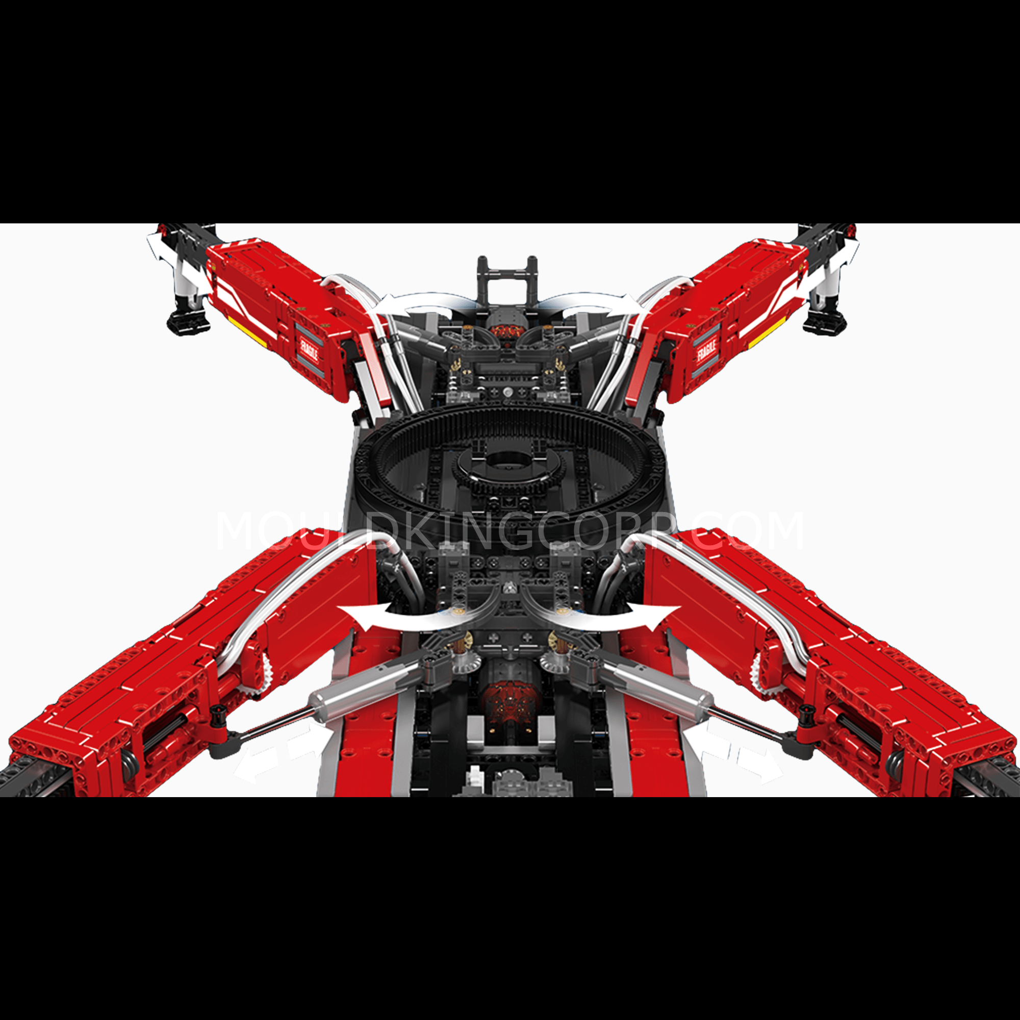 Mould King 17007 Ultimate Liebherr LTM 1120 Remote Control Crane Building Kit - 8506 Piece Technic Construction Set for Adults & Teens | STEM Toy, Engineering Model, Collector's Display, Birthday Gift for Boys & Girls | DIY Assembly Project for Home & Office Decor