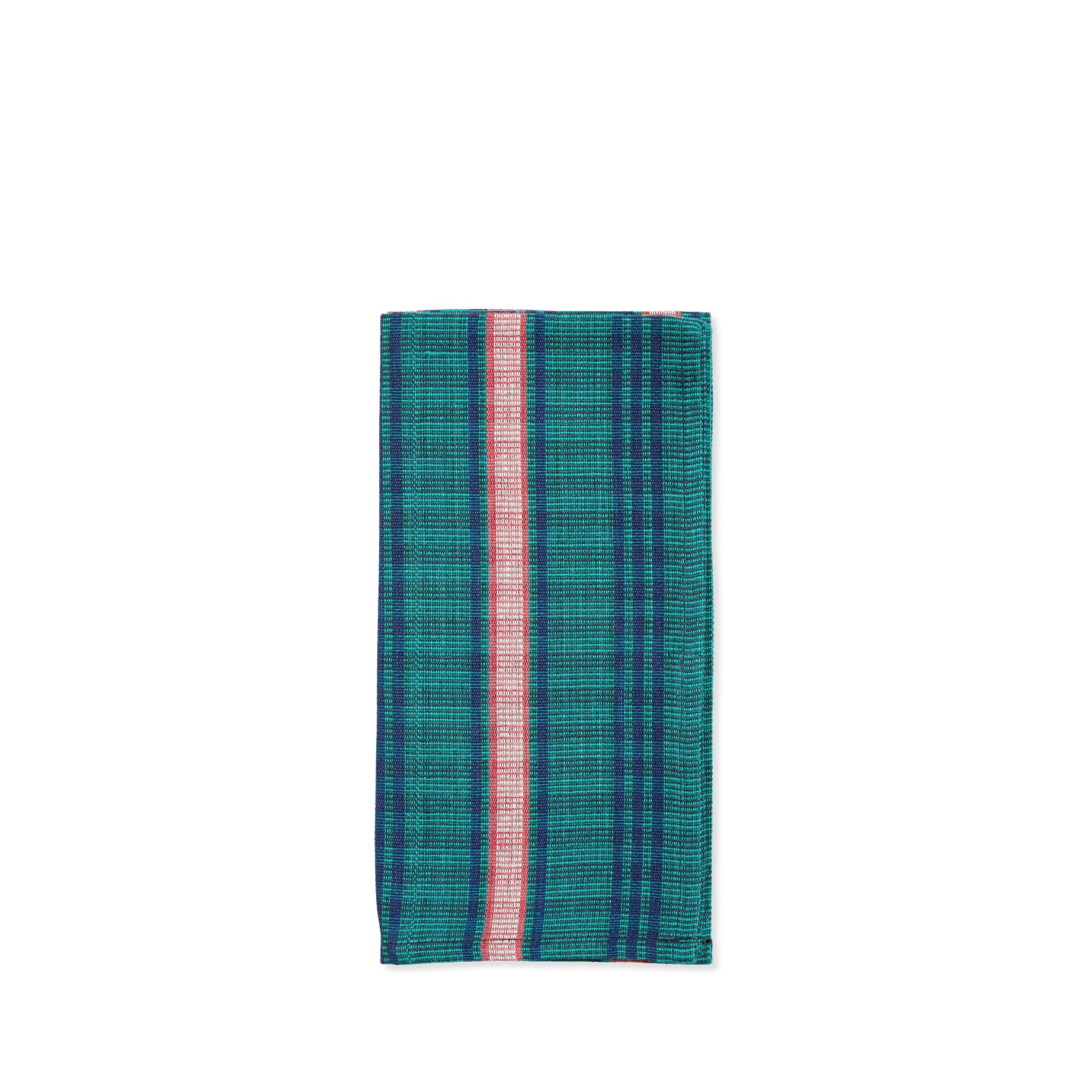 Premium Cotton Tartan Napkins - Green, Navy Blue & Red Plaid Pattern - Perfect for Dinner Parties, Weddings & Holiday Decor