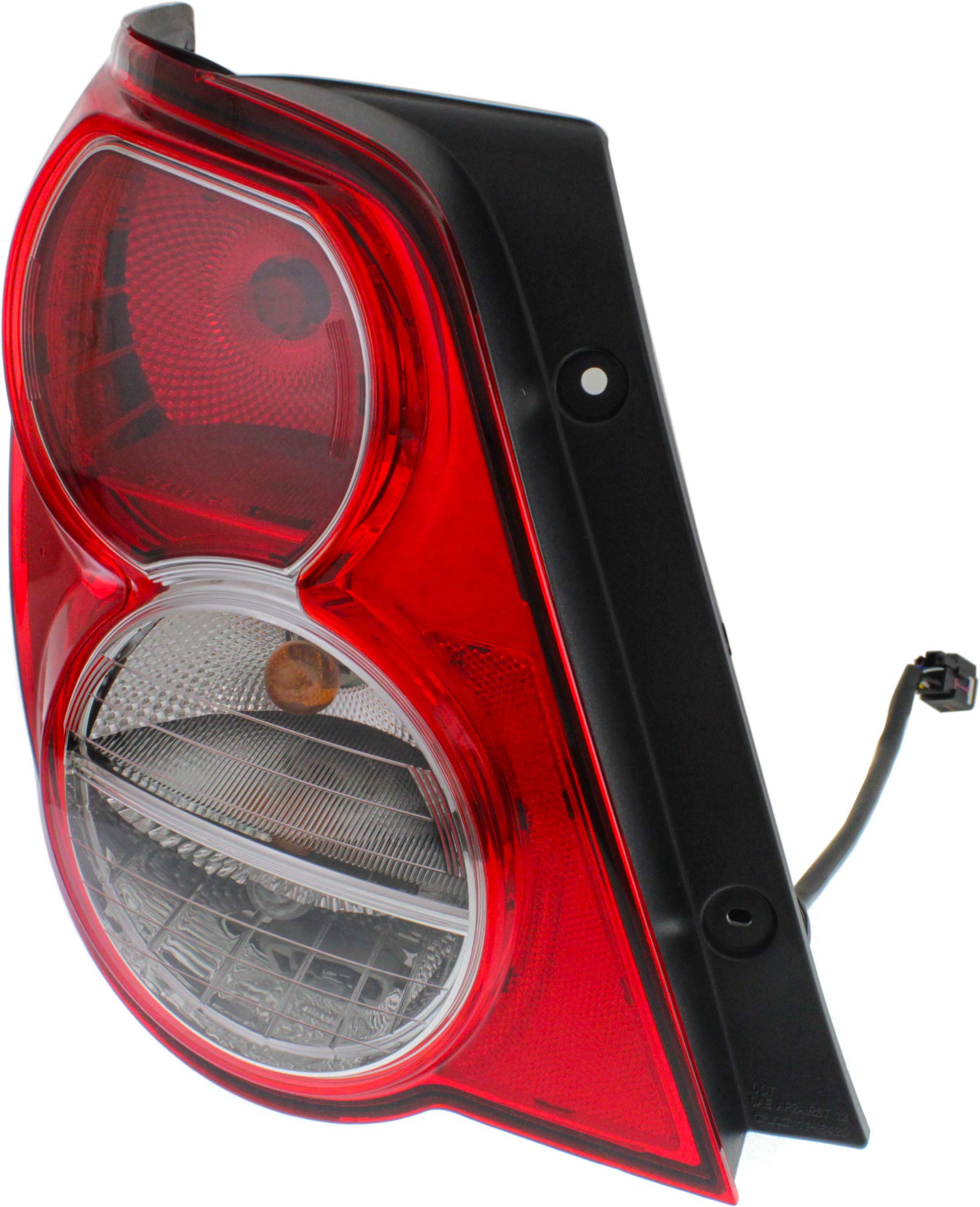 Evan-Fischer Tail Light Assembly Compatible with 2012-2016 Chevrolet Sonic Sedan - Left Driver Side Replacement - Enhances Safety & Style for Night Driving