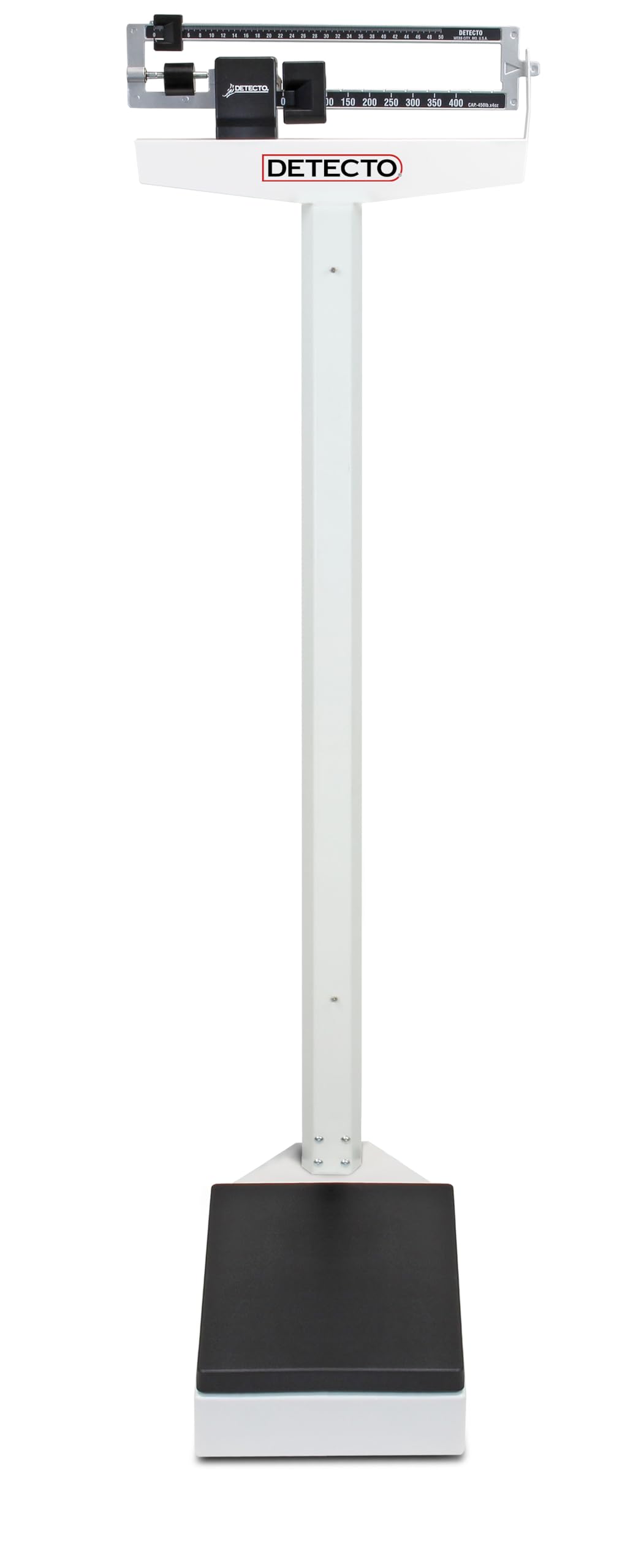 DETECTO 437 Mechanical Physician Beam Scale - Accurate Medical Weight Measurement Without Height Rod/Wheels - Ideal for Doctors, Clinics & Home Health Monitoring