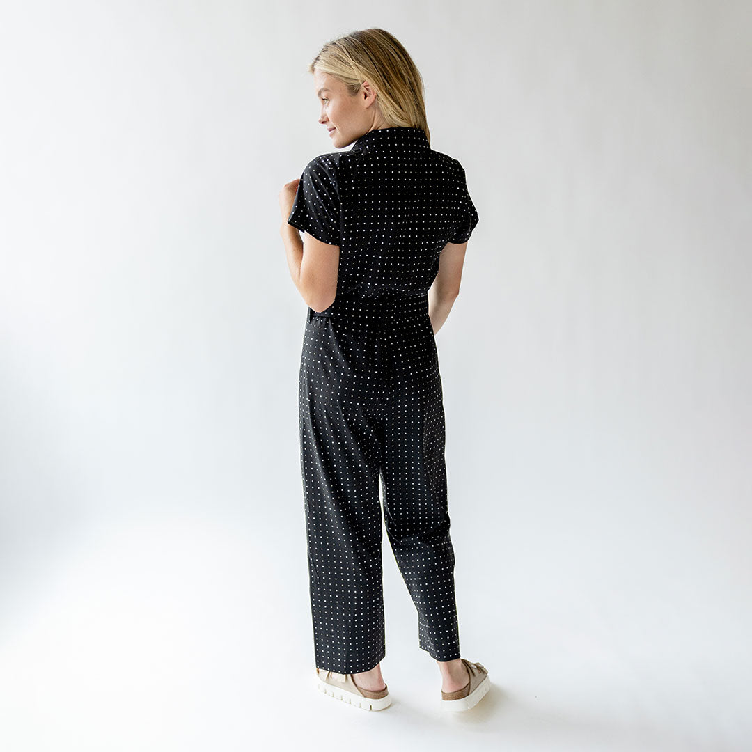 Stylish Polka Dot Jumpsuit for Women - Trendy One Piece Romper with Pockets | Perfect for Casual Outings, Parties, and Summer Fashion