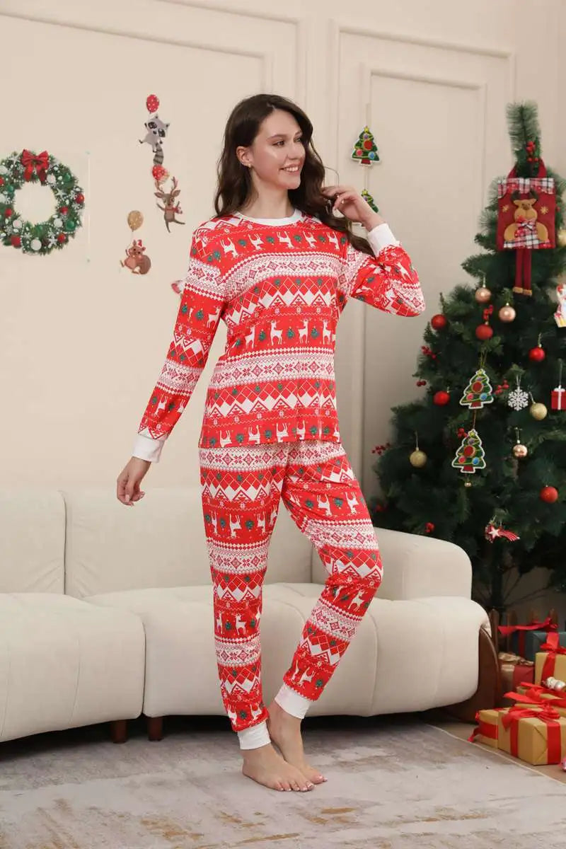 Christmas Matching Family Pajamas Set - Cozy Holiday PJS for Women, Men & Kids - Perfect for Family Photos, Christmas Morning & Holiday Gatherings