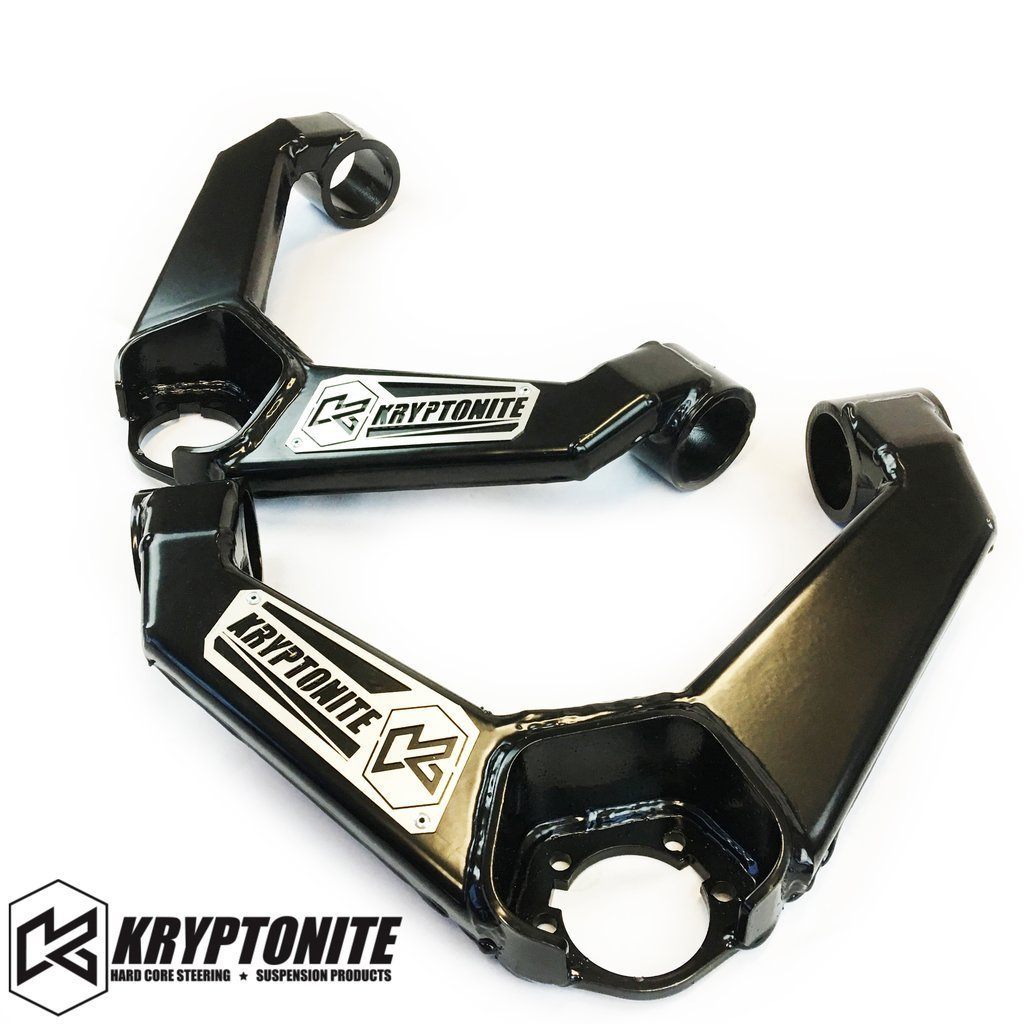 Kryptonite Upper Control Arms for 2011-2019 Chevy/GMC 2500/3500HD Trucks - Heavy Duty Suspension Upgrade for Off-Road & Towing