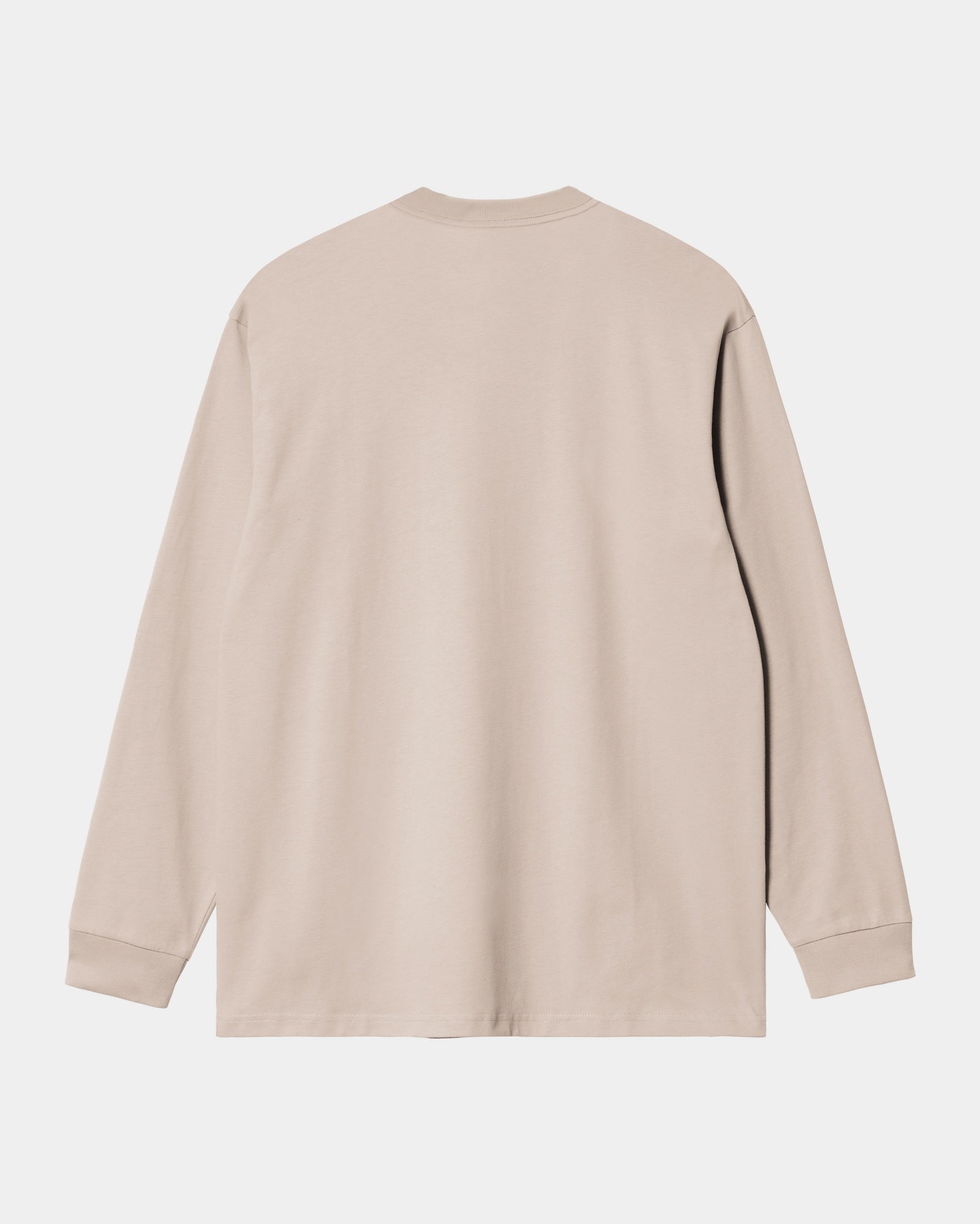 Chase Long Sleeve T-Shirt for Men | Soft Cotton Casual Shirt in Dusky Beige | Perfect for Everyday Wear, Layering & Outdoor Activities