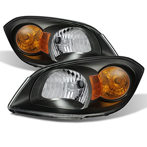 AKKON Replacement Headlights for 2007-2010 Pontiac G5 & 2005-2010 Chevy Cobalt | Front Lamps Compatible with 2005-2006 Pontiac Pursuit | Perfect for Night Driving & Car Restoration Projects