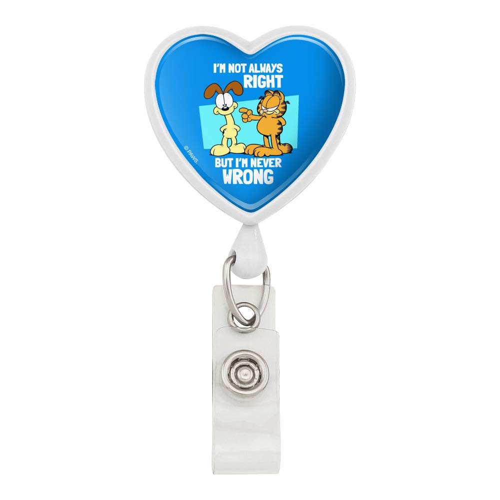 Garfield & Odie Retractable ID Badge Holder for Work & Events
