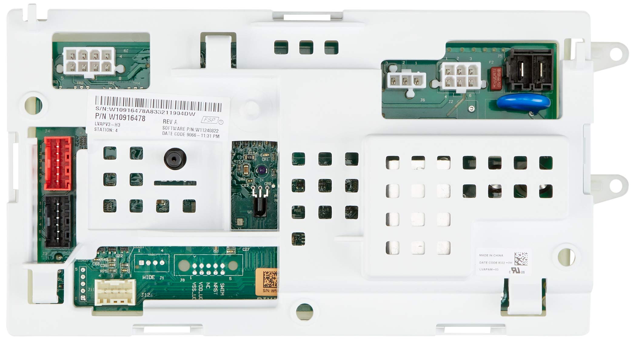 Whirlpool W11116590 Genuine OEM Washer Electronic Control Board - Replacement Part for Washing Machine Repair - Perfect for Home Laundry Appliances