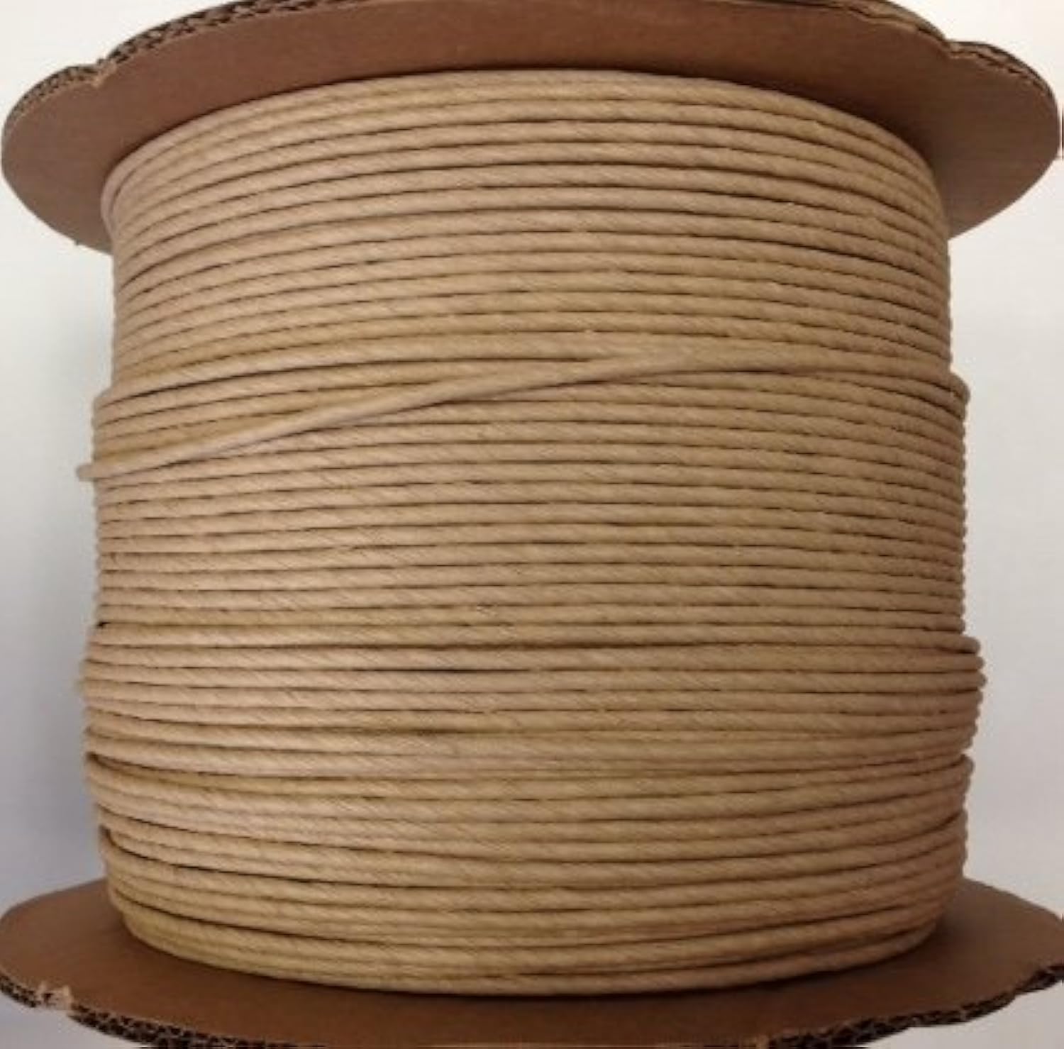 Fiber Rush 5/32 Kraft Brown Twine - 1700 Feet Large Spool for Crafts, Packaging & DIY Projects | Heavy-Duty Jute String for Gift Wrapping, Gardening & Home Decor