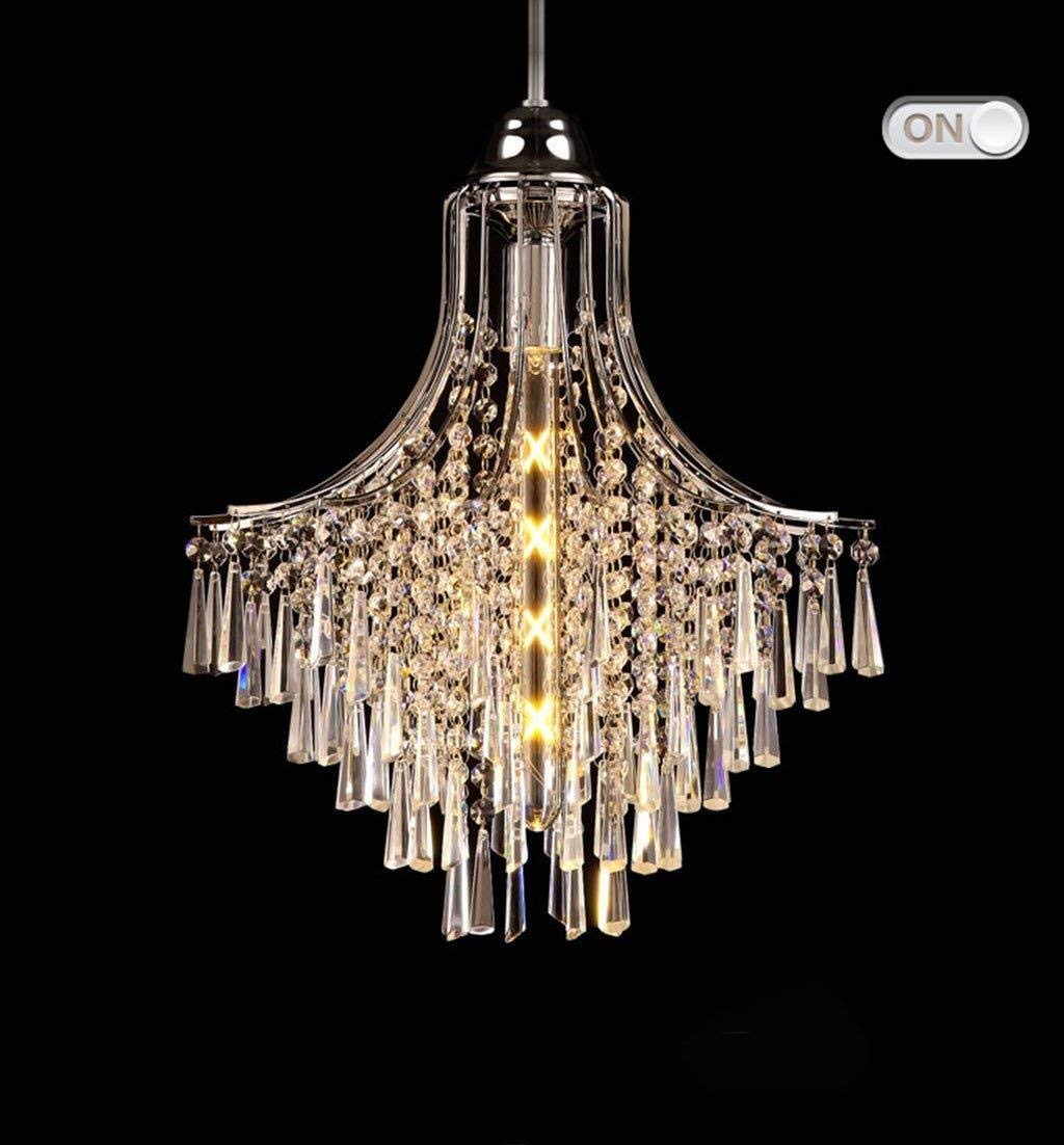 Crystal Chandelier Ceiling Pendant Light - K9 Raindrop Lighting Fixture for Living Room, Bedroom & Restaurant | Modern Hanging Lamp with/without Light Source | Elegant Home & Commercial Decor