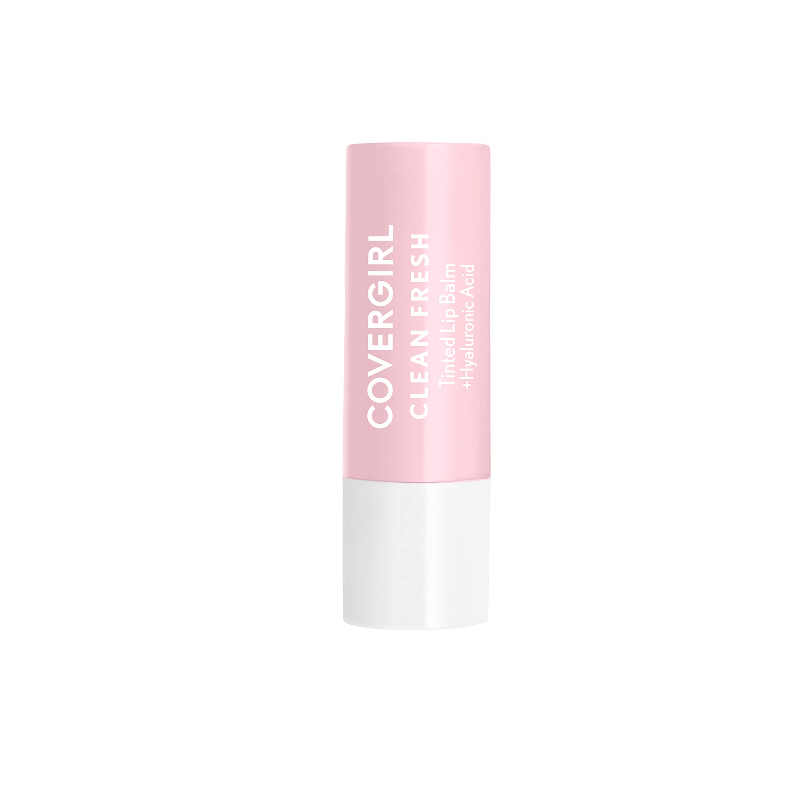 COVERGIRL Clean Fresh Tinted Lip Balm Set - I Cherry-Ish You & You're the Pom | Hydrating Lip Care with Natural Finish | Perfect for Everyday Wear & On-the-Go Touch Ups